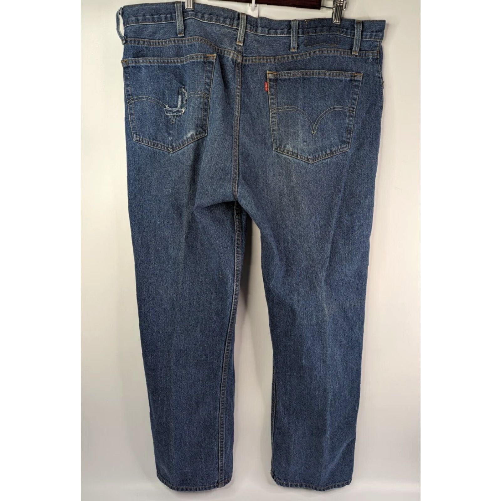 Levi's VINTAGE Levi's 501 Jeans Straight Leg 501 Regular Men 44x31 Blue Denim Button Fly 5-Pocket Classic Grunge 90s Rock USA Size US 44 / EU 60 - 5 Thumbnail