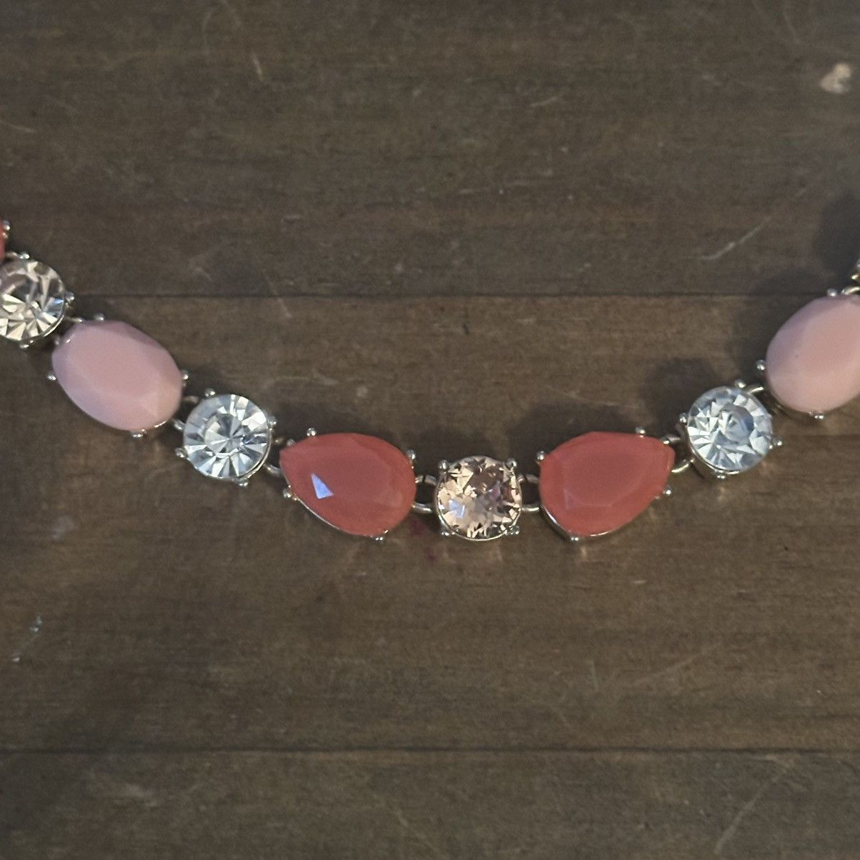 Nine West Nine West cabochon and rhinestone collar necklace Size ONE SIZE - 4 Thumbnail