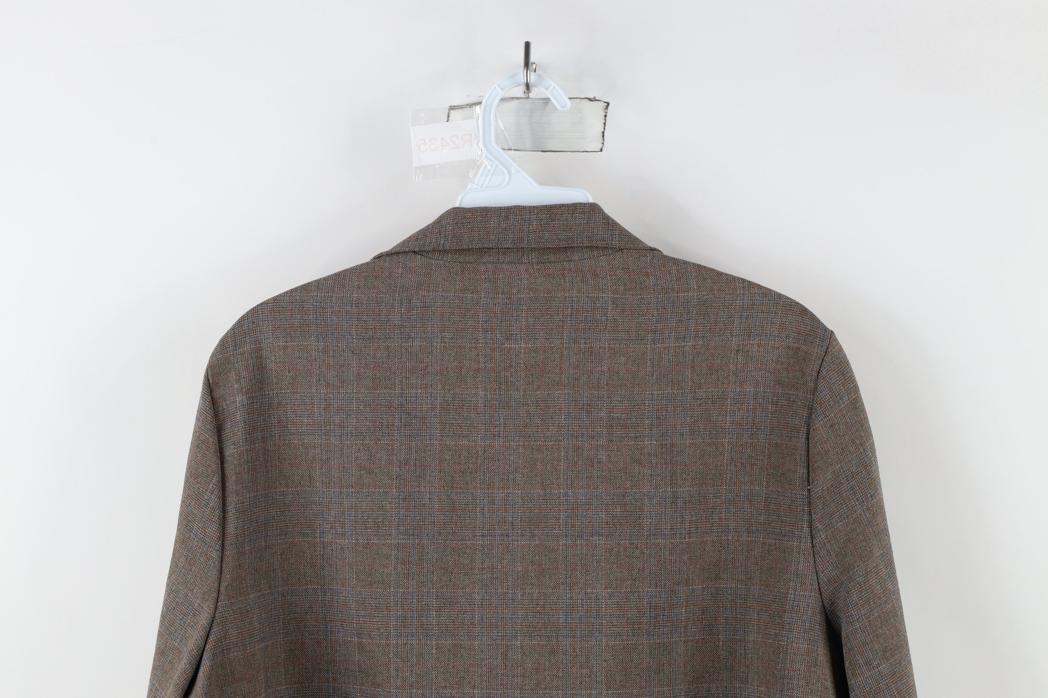 Vintage Vintage 90s Streetwear One Button Blazer Jacket Plaid USA Size XXL / US 16-18 / IT 52-54 - 14 Thumbnail