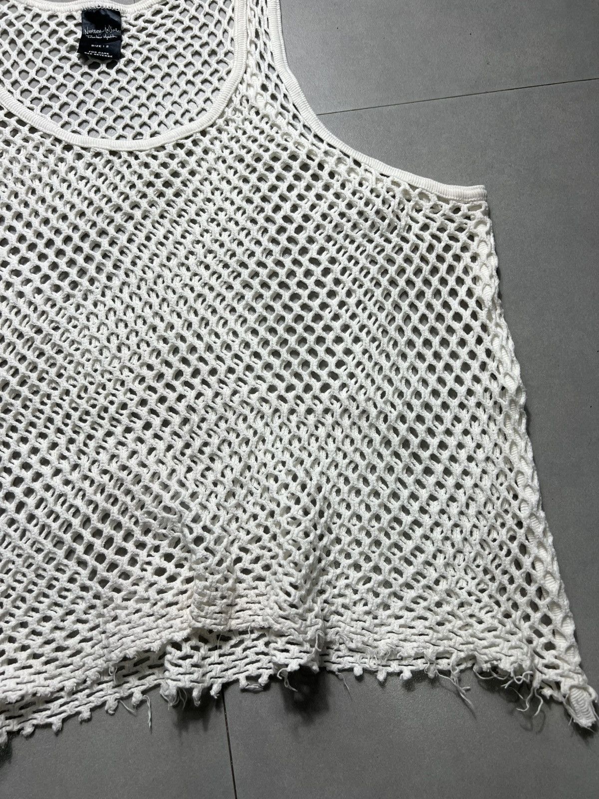Number (N)ine Number (N)ine - S/S '04 "Dream Baby Dream" Fishnet Tank Size US M / EU 48-50 / 2 - 3 Thumbnail