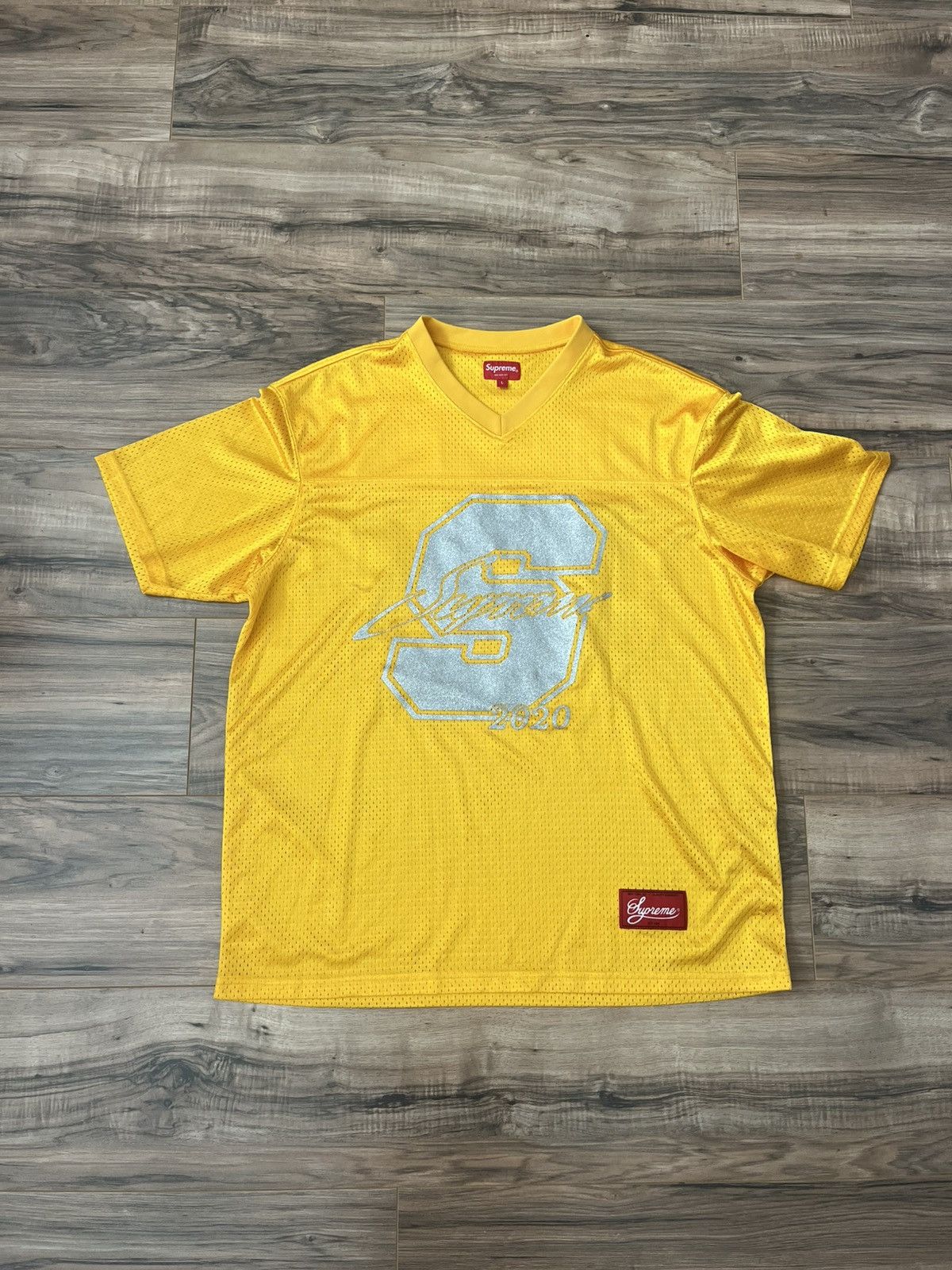 Supreme Supreme Glitter Football Top Size US L / EU 52-54 / 3 - 1 Thumbnail