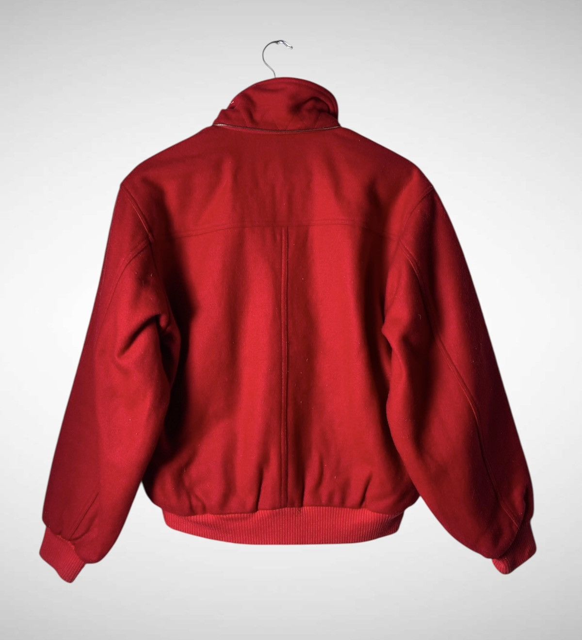 Fila Vintage Fila Maglificio Wool Bomber Jacket Size US L / EU 52-54 / 3 - 2 Thumbnail