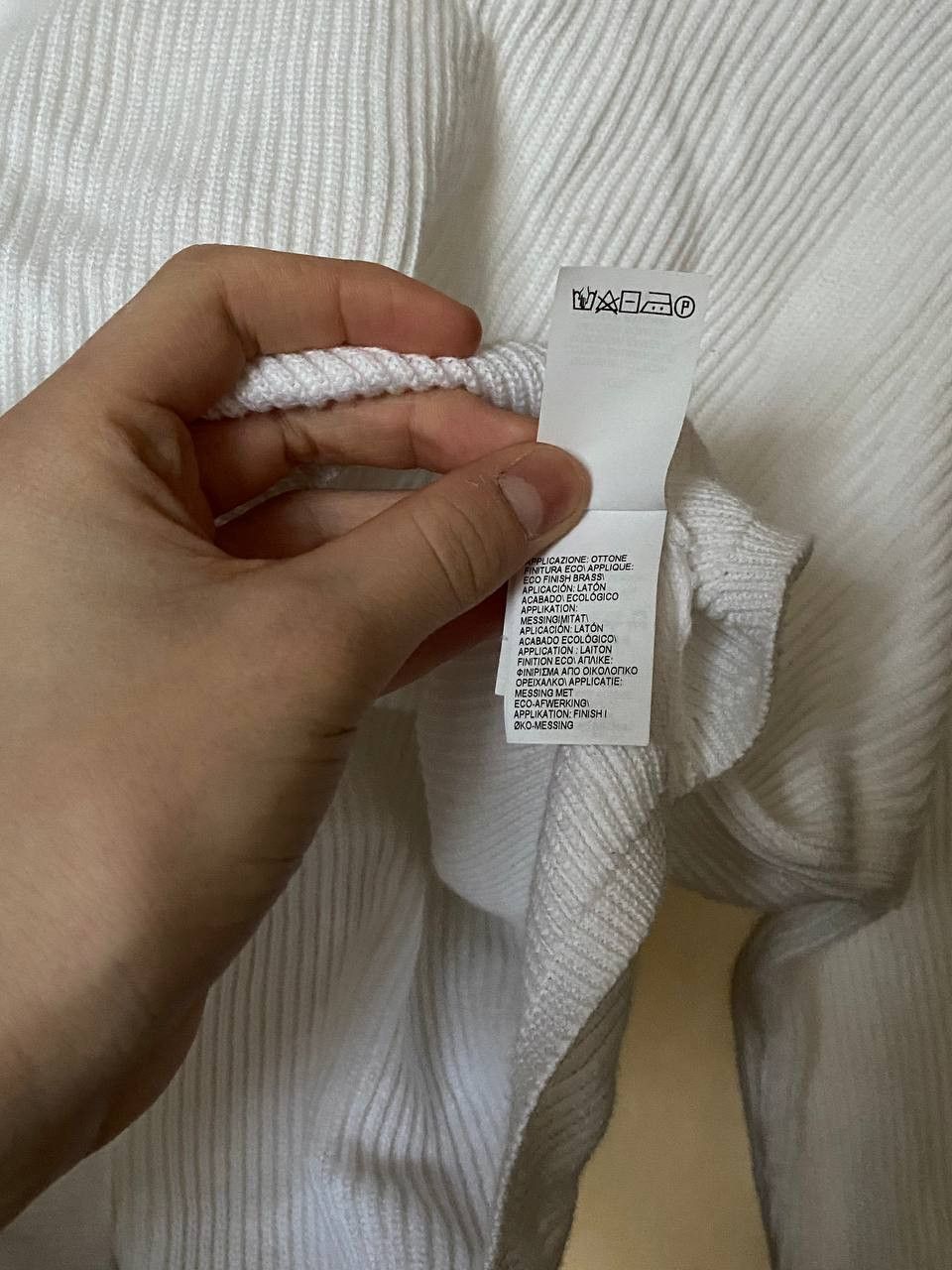 Brunello Cucinelli Brunello Cucinelli White Ribbed Hooded Sweater Size M / US 6-8 / IT 42-44 - 6 Thumbnail