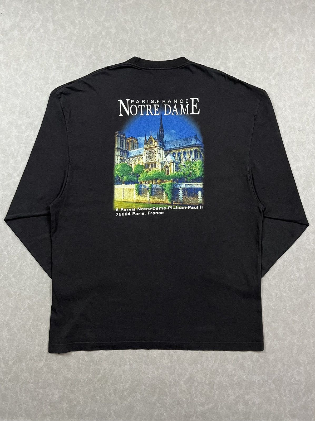 Balenciaga Balenciaga scare couer oversized distressed longsleeve Size US L / EU 52-54 / 3 - 2 Thumbnail