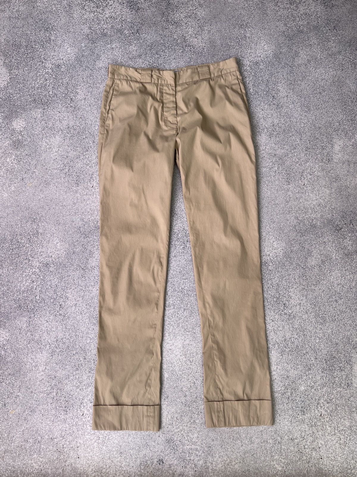 Prada × Vintage Vintage Prada Milano Beige women’s Chino Pants Size 27" / US 4 / IT 40 - 1 Thumbnail