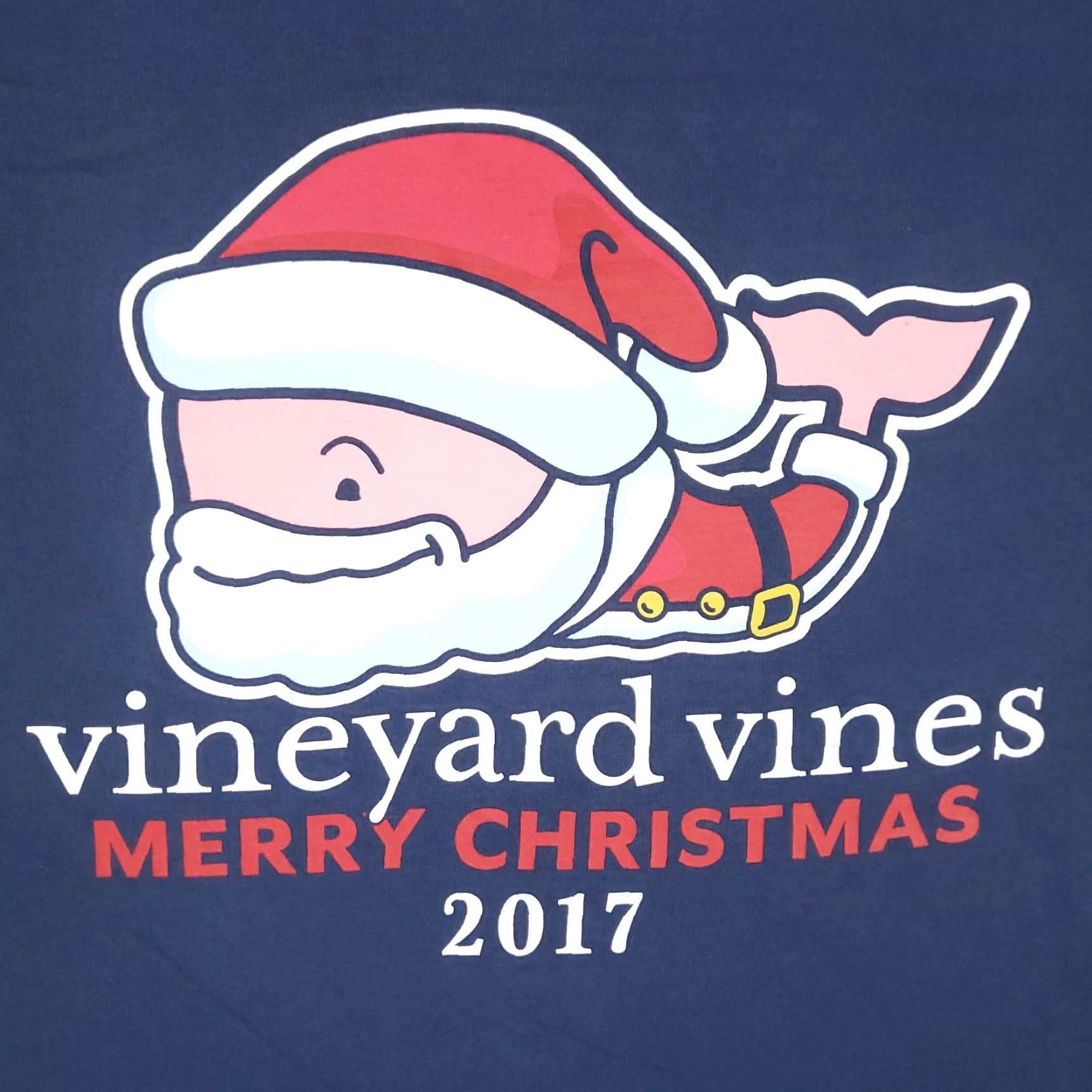 Vineyard Vines VINTAGE Vineyard Vines Merry Christmas 2017 Blue Long Sleeve T-Shirt Adult Small Crew Neck Size US S / EU 44-46 / 1 - 6 Thumbnail