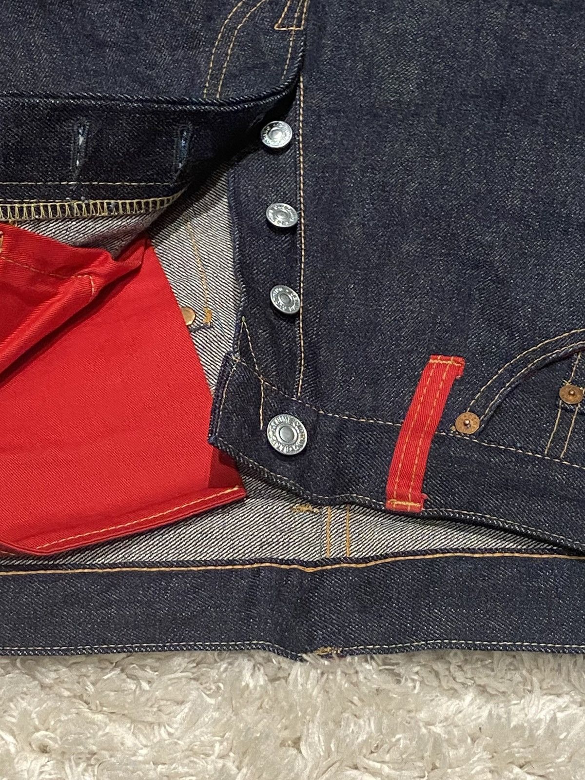 Denime DENIME Lot XX “The Curiosity Shop” Deadstock Selvedge Denim Size US 30 / EU 46 - 7 Thumbnail
