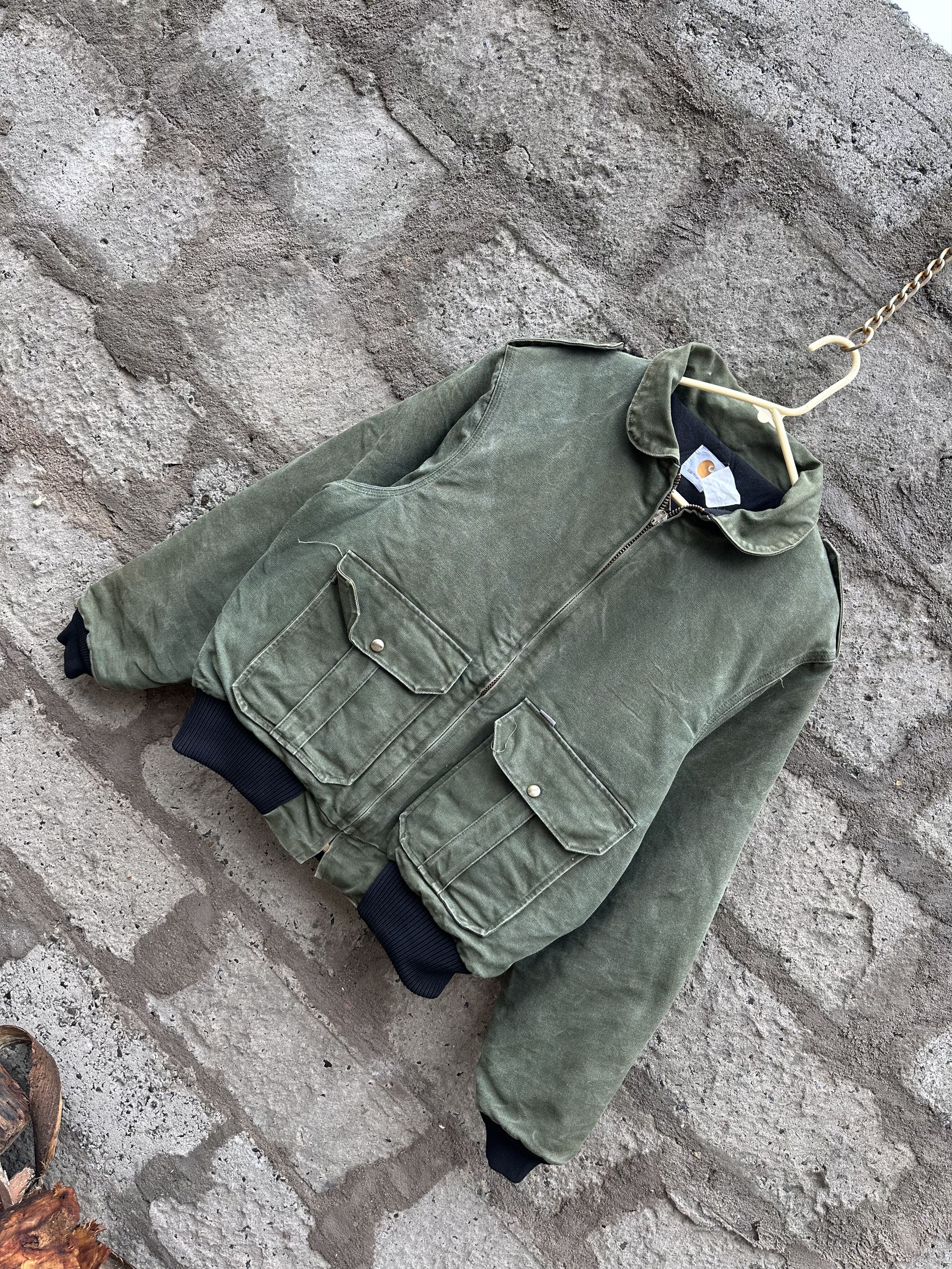 Carhartt Vintage Carhartt Bomber Jacket – Military Green – Size L Size US L / EU 52-54 / 3 - 2 Thumbnail
