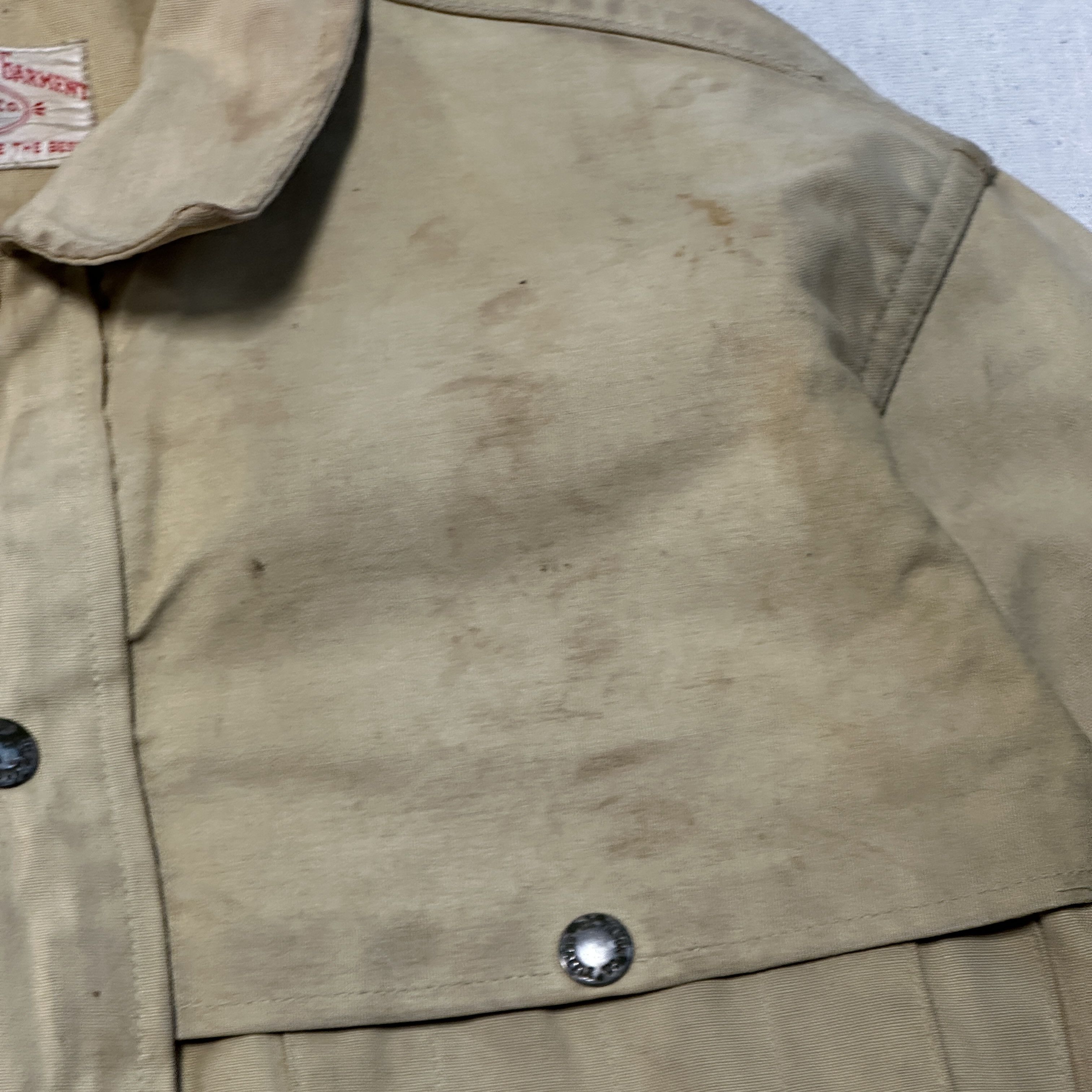 Filson Vintage Filson Tan Canvas Work Jacket Size Large 60s Hunting Cruiser Mackinaw Size US L / EU 52-54 / 3 - 4 Thumbnail