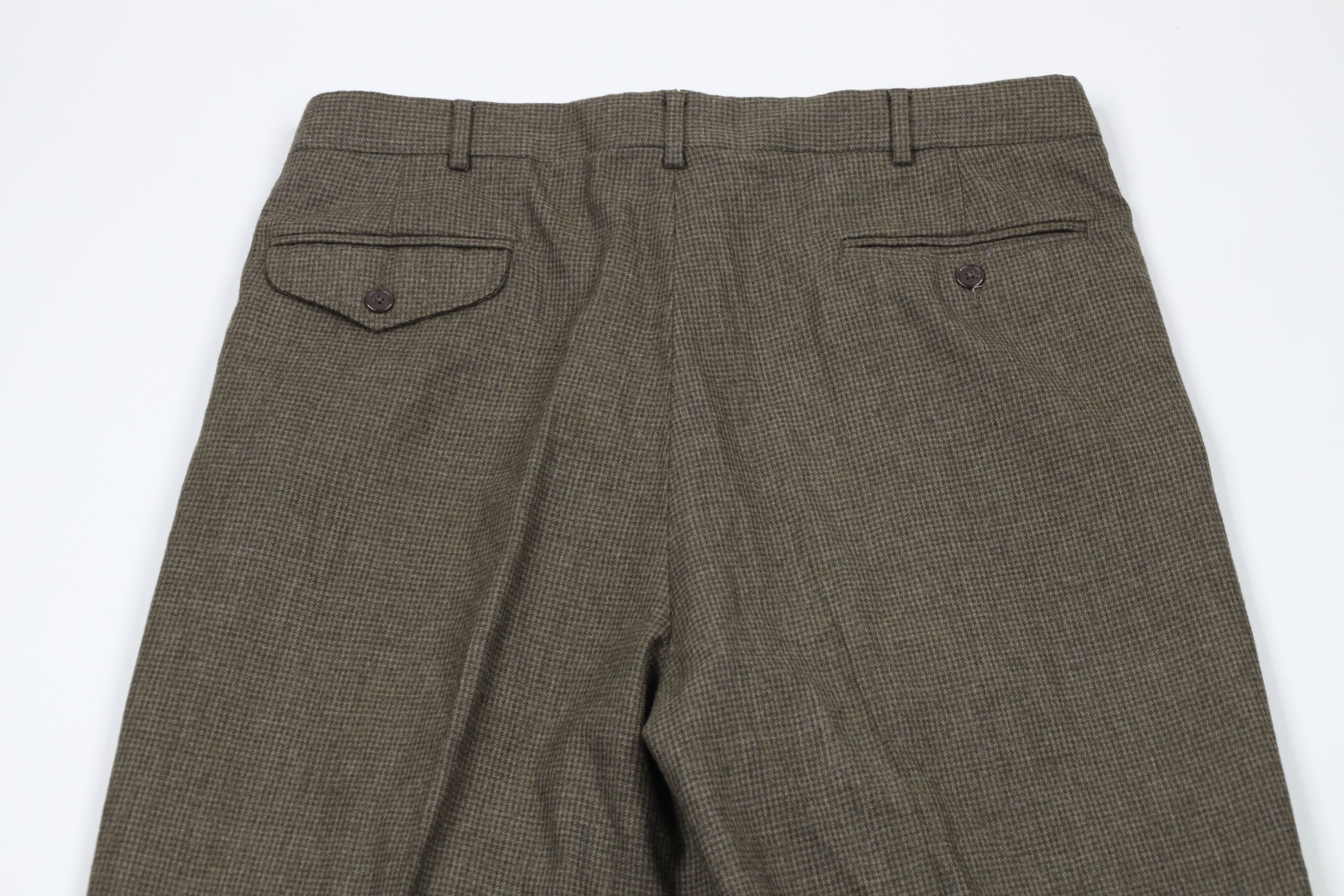 Vintage Vintage 90s Streetwear Houndstooth Cuffed Chino Pants Size US 36 / EU 52 - 9 Thumbnail
