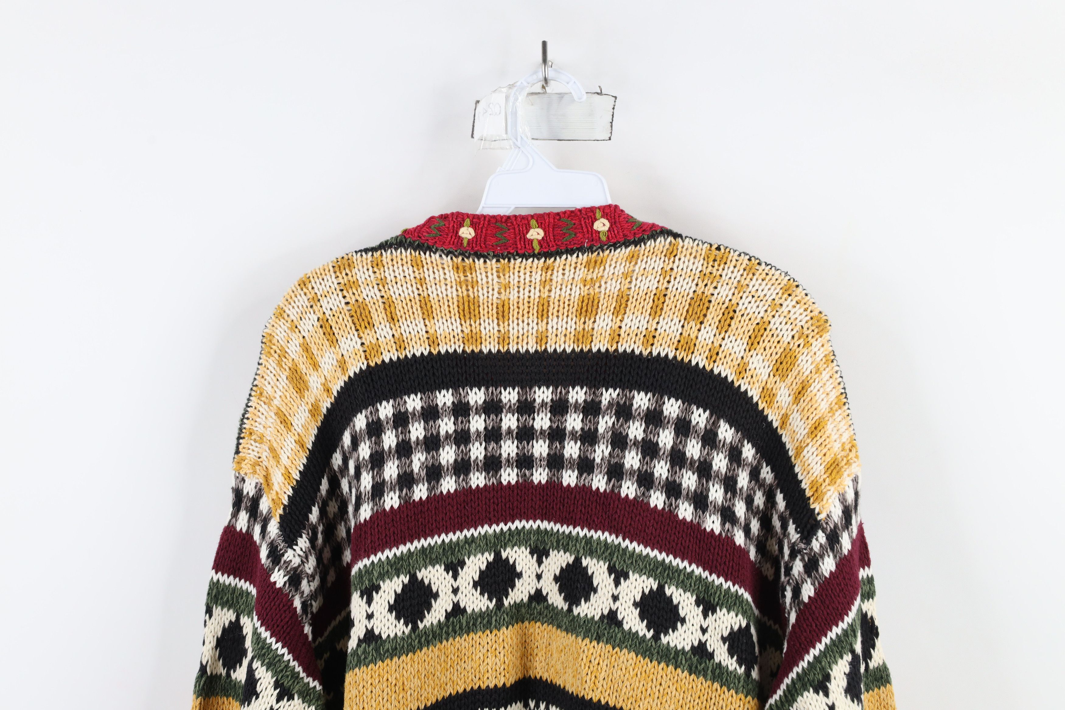 Vintage Vintage Y2K 2000 Country Flower Chicken Cardigan Sweater Size M / US 6-8 / IT 42-44 - 13 Thumbnail