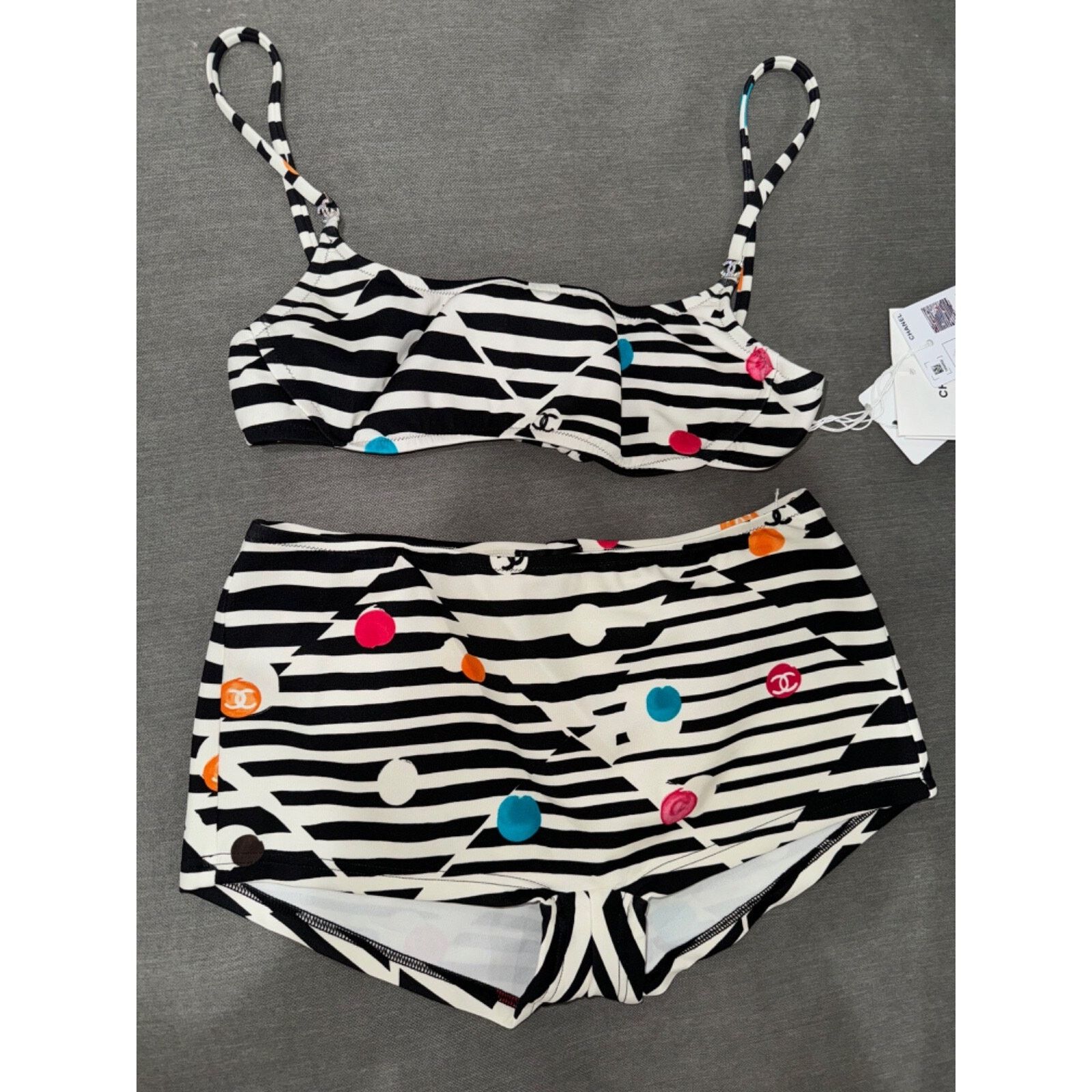 Chanel Chanel 24S Two Piece Bikini Swim Swimsuit Bathingsuit 36 Size XS / US 0-2 / IT 36-38 - 4 Thumbnail
