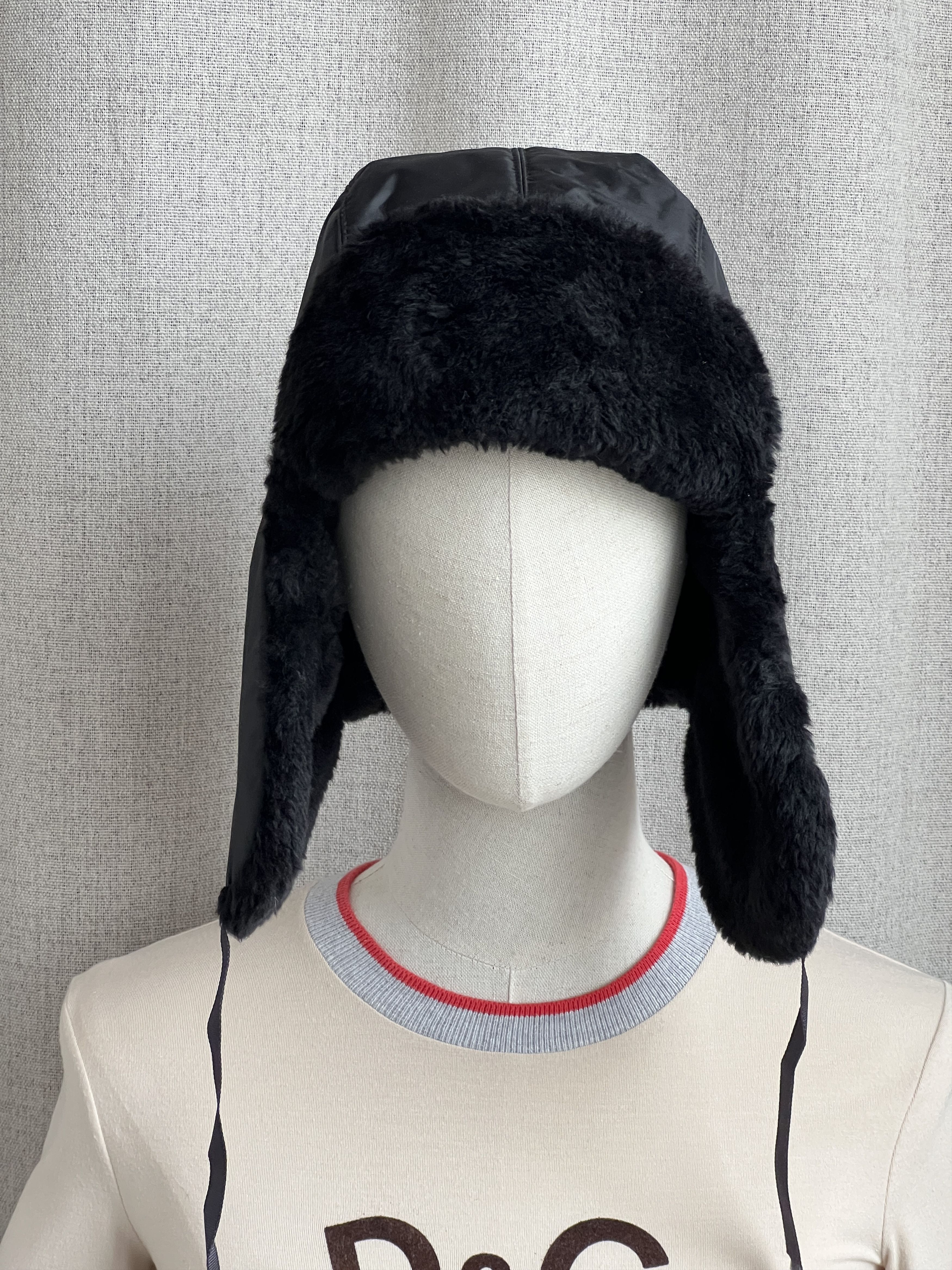 Vintage Y2K Style Faux Fur Ushanka Floppy Ears Hat Size ONE SIZE - 2 Thumbnail