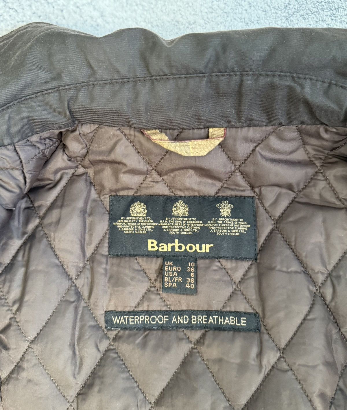 Barbour Barbour Twill Belsay Coat UK10 EU36 US6 Waterproof Jacket Size M / US 6-8 / IT 42-44 - 16 Thumbnail