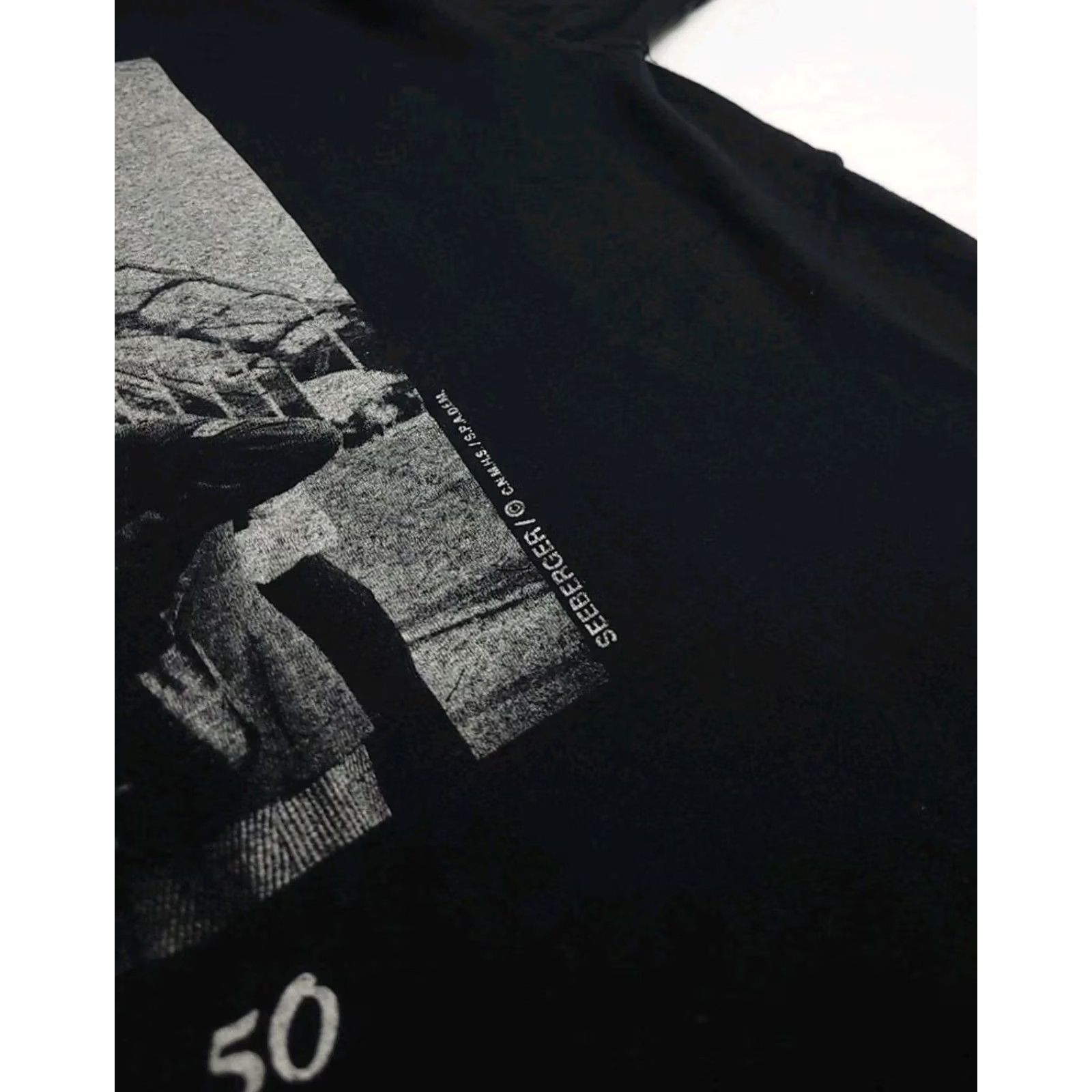 Vintage VINTAGE Paris France Photo Print T Shirt Black 50s 80s 90s Read* T-Shirt Men M Short Sleeve Crew Neck Vintage/Used Size US M / EU 48-50 / 2 - 4 Thumbnail