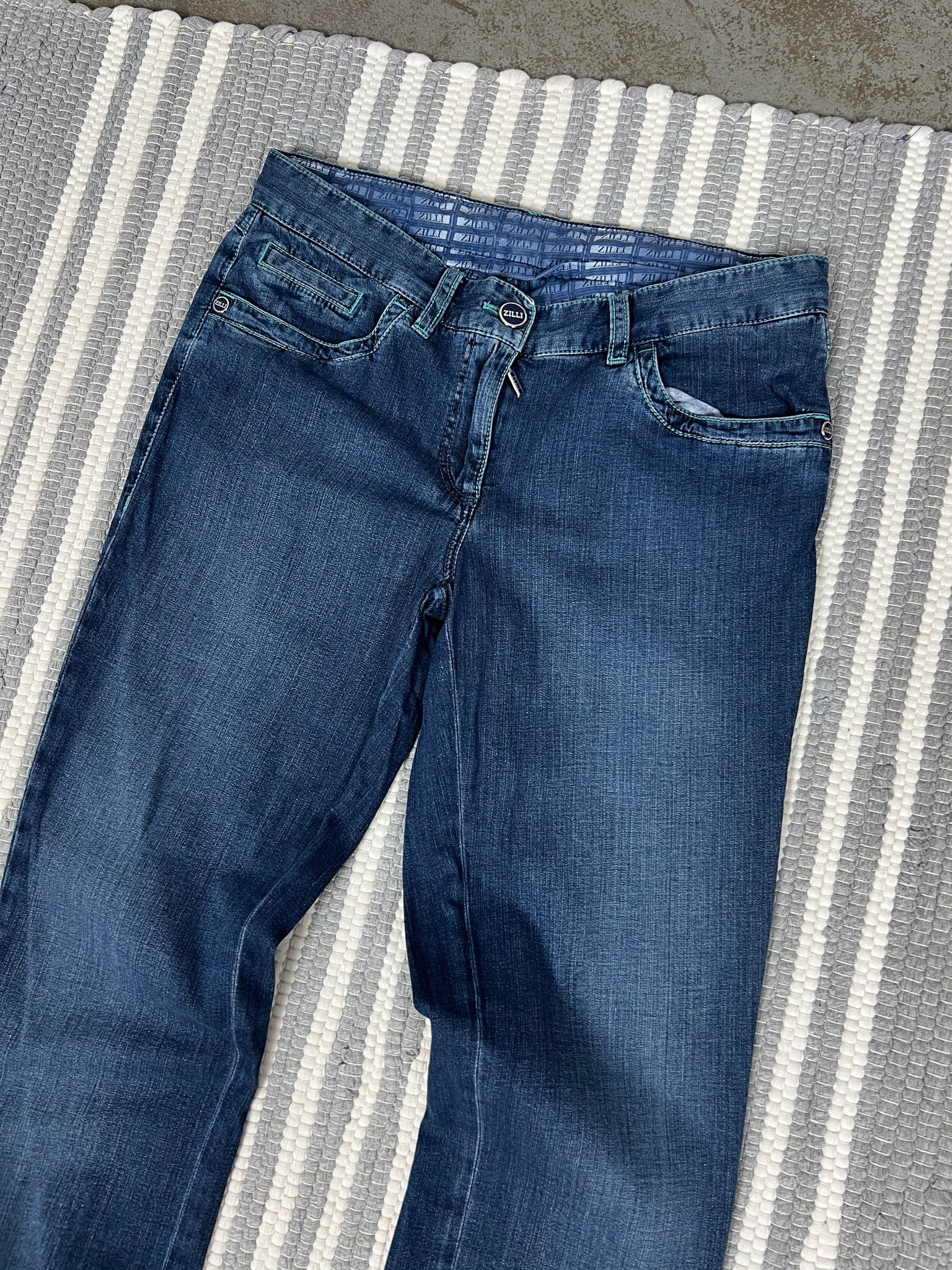 Zilli Zilli Blue Denim Pants Jeans Size 27" / US 4 / IT 40 - 3 Thumbnail