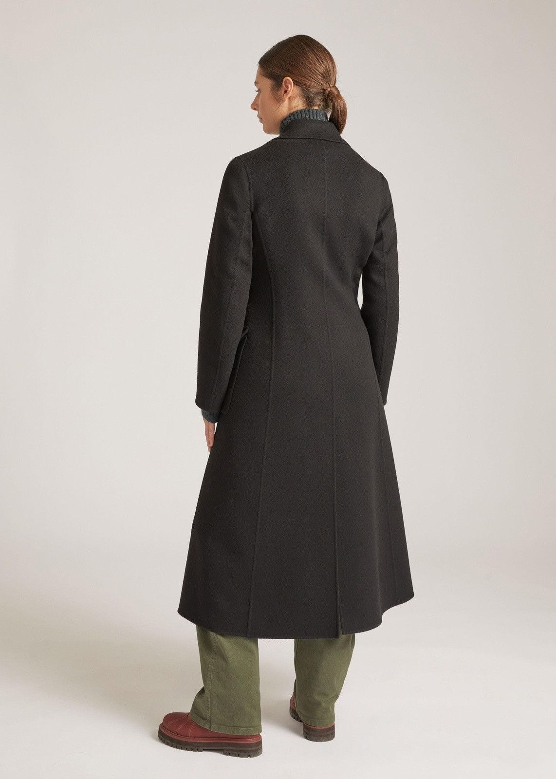 Loro Piana o1srvl11e0824 Menforth Cashmere Coat in Black Size L / US 10 / IT 46 - 3 Thumbnail