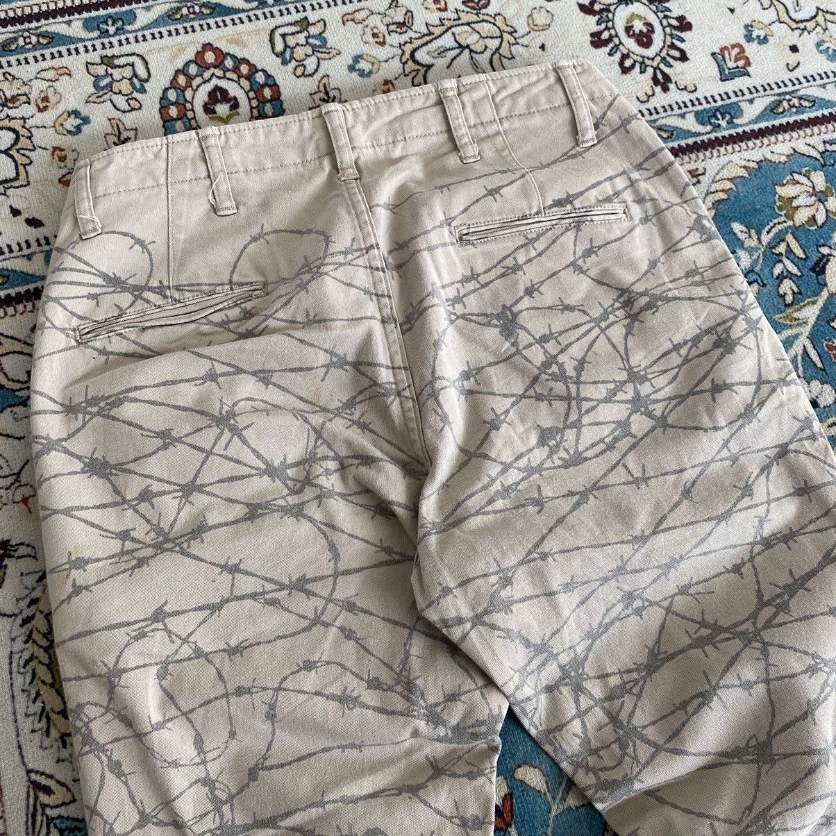 Hysteric Glamour ⛓️Hysteric Glamour⛓️Barbed Wire Pattern Chinnos Pants Size US 30 / EU 46 - 4 Thumbnail