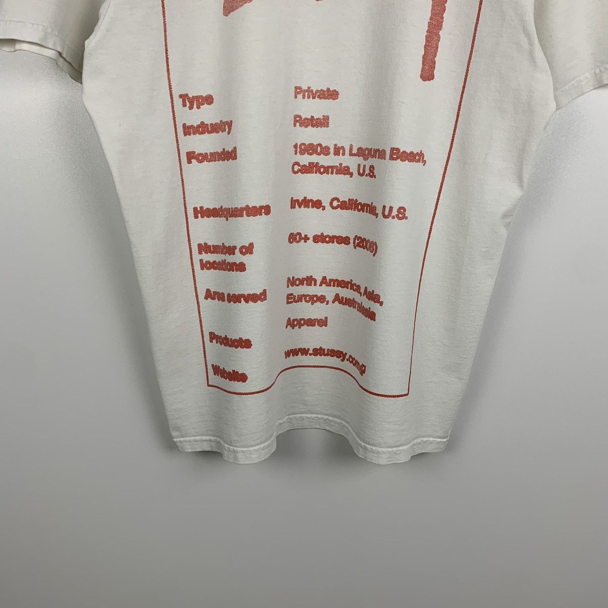 Stussy Vintage Stussy Inc. Tee Big Logo Surf Designer Y2K Size US M / EU 48-50 / 2 - 3 Thumbnail