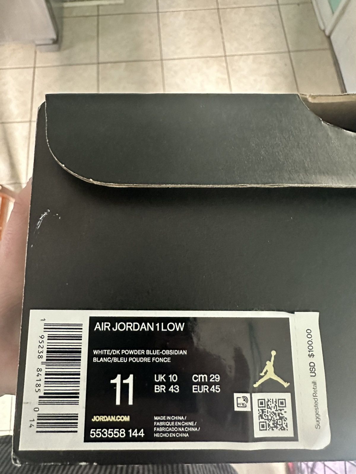 Jordan Brand AIR JORDAN 1 LOW UNC Size US 11 / EU 44 - 8 Thumbnail