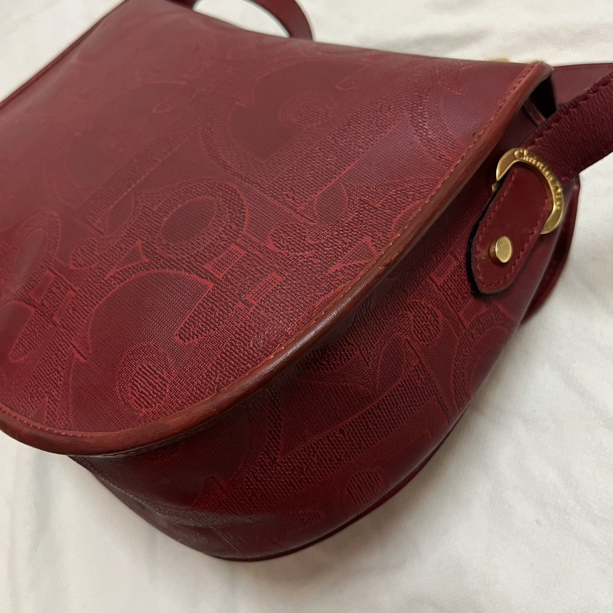 Christian Dior Monsieur × Dior × Vintage Authentic Vintage Christian Dior Monogram Leather Slingbag Size ONE SIZE - 7 Thumbnail