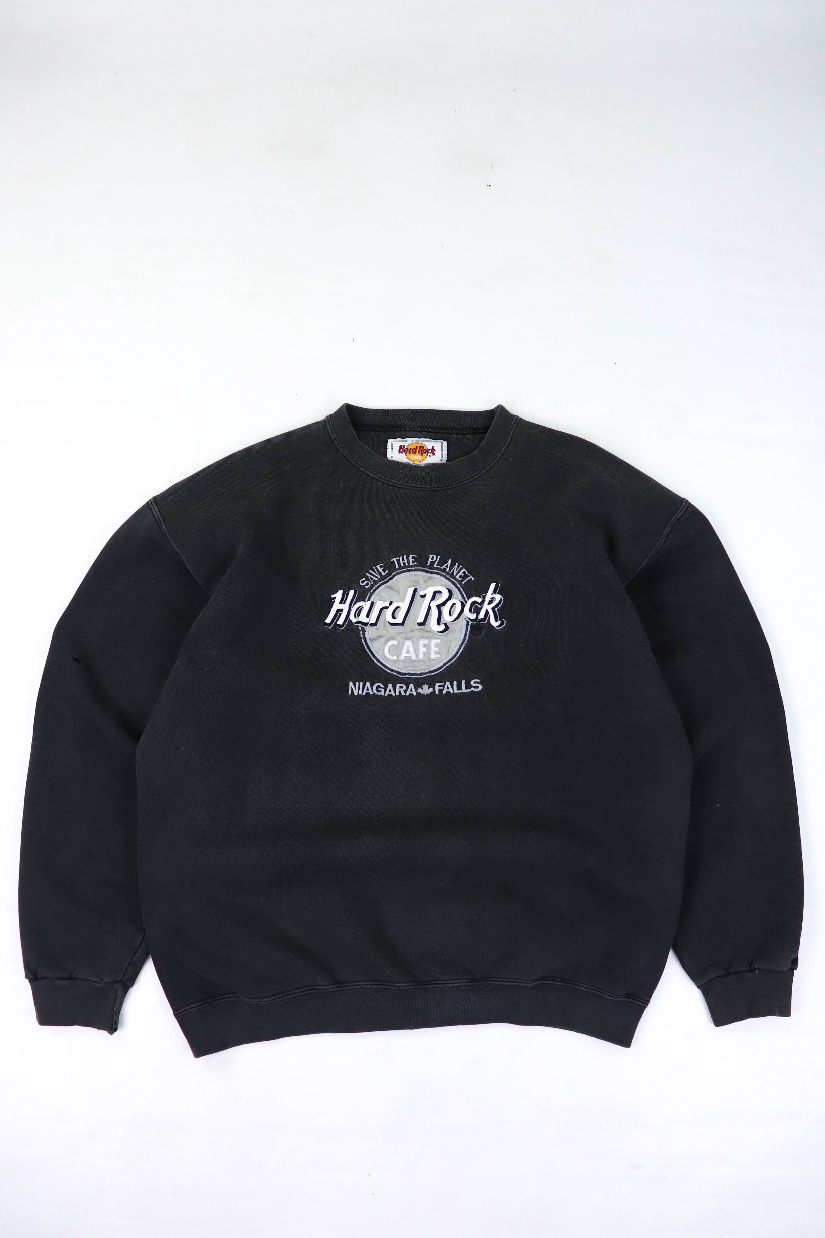 Hard Rock Cafe Hard Rock Cafe 90s Vintage Made in USA Distressed Sweatshirt Size US L / EU 52-54 / 3 - 1 Thumbnail