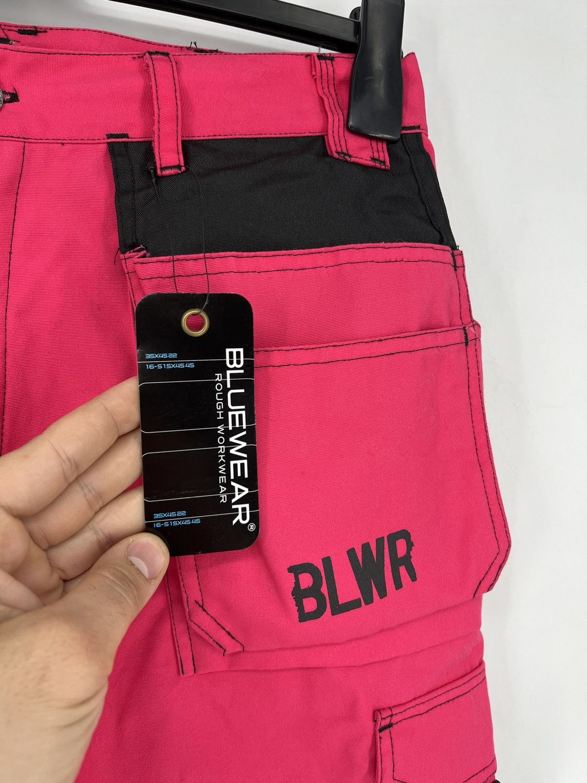 Global Work Bluewear Rough Workwear Holster Cargo Multi Pocket Shorts Size US 32 / EU 48 - 6 Thumbnail
