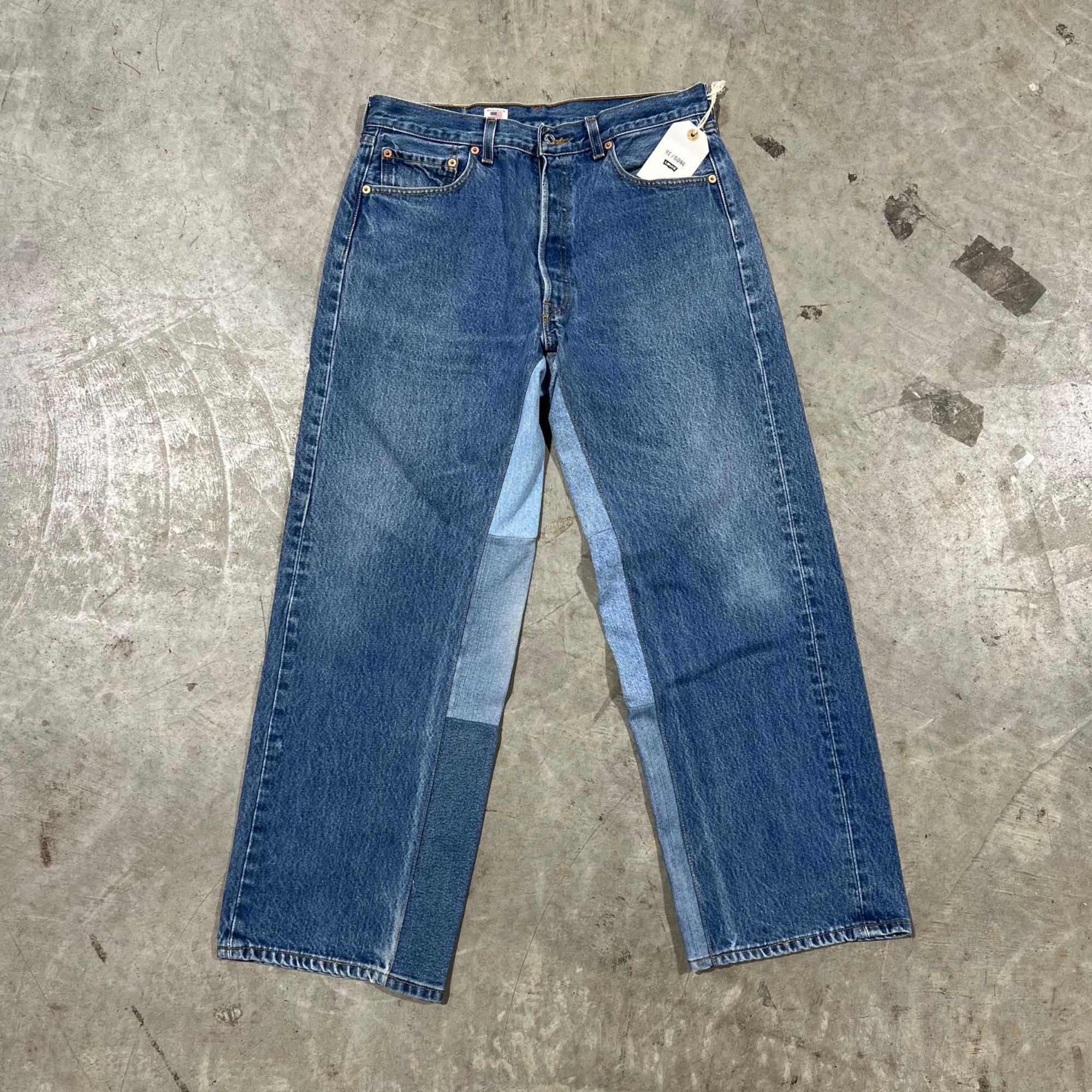 Levi's × RE/DONE $495 NWT RE/DONE x LEVI'S MEN'S THE BIG BOY JEANS SZ 32 Size US 32 / EU 48 - 2 Thumbnail