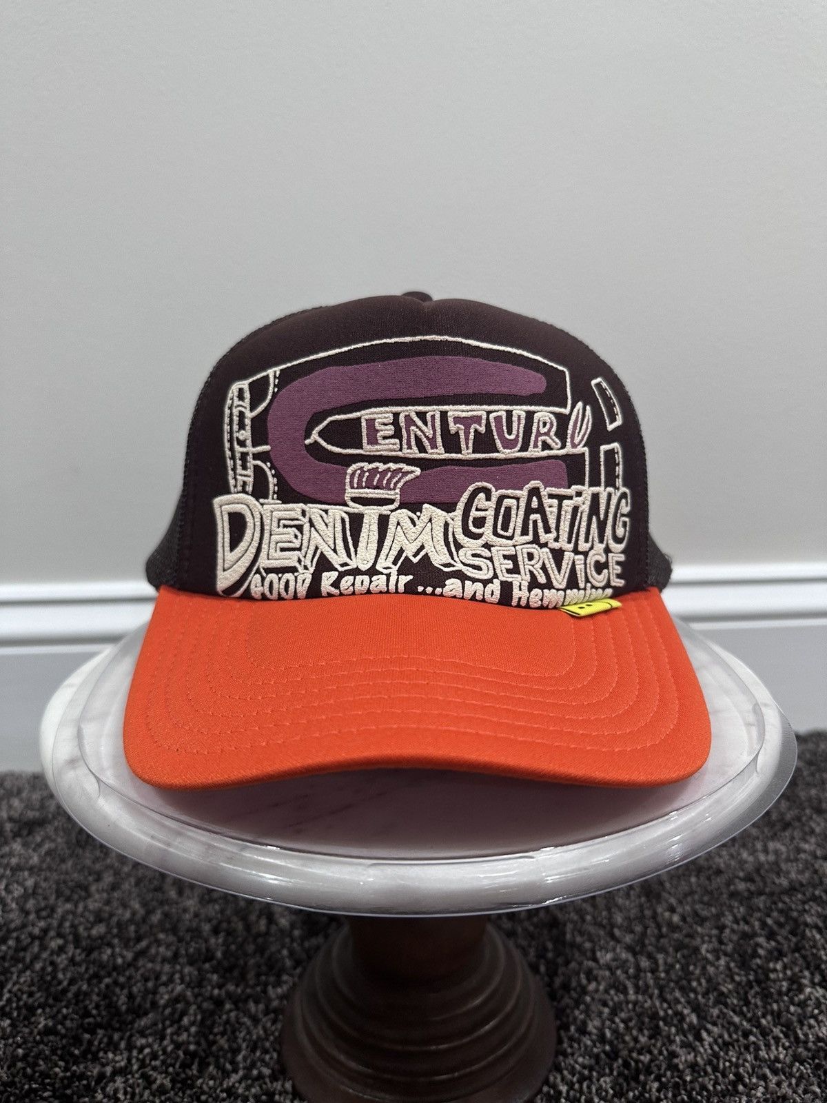 Kapital Kapital Century Denim Coating Service Brown/Orange Hat Size ONE SIZE - 1 Thumbnail