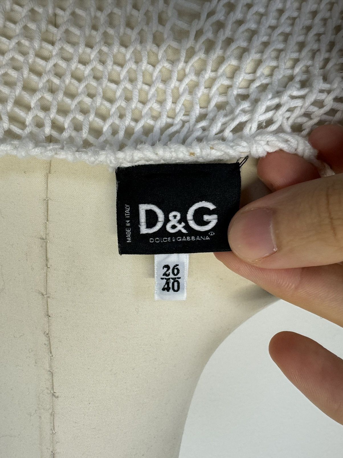 Dolce & Gabbana 2000s D&G ripped distressed loose grunge punk sweater knit Size S / US 4 / IT 40 - 6 Thumbnail