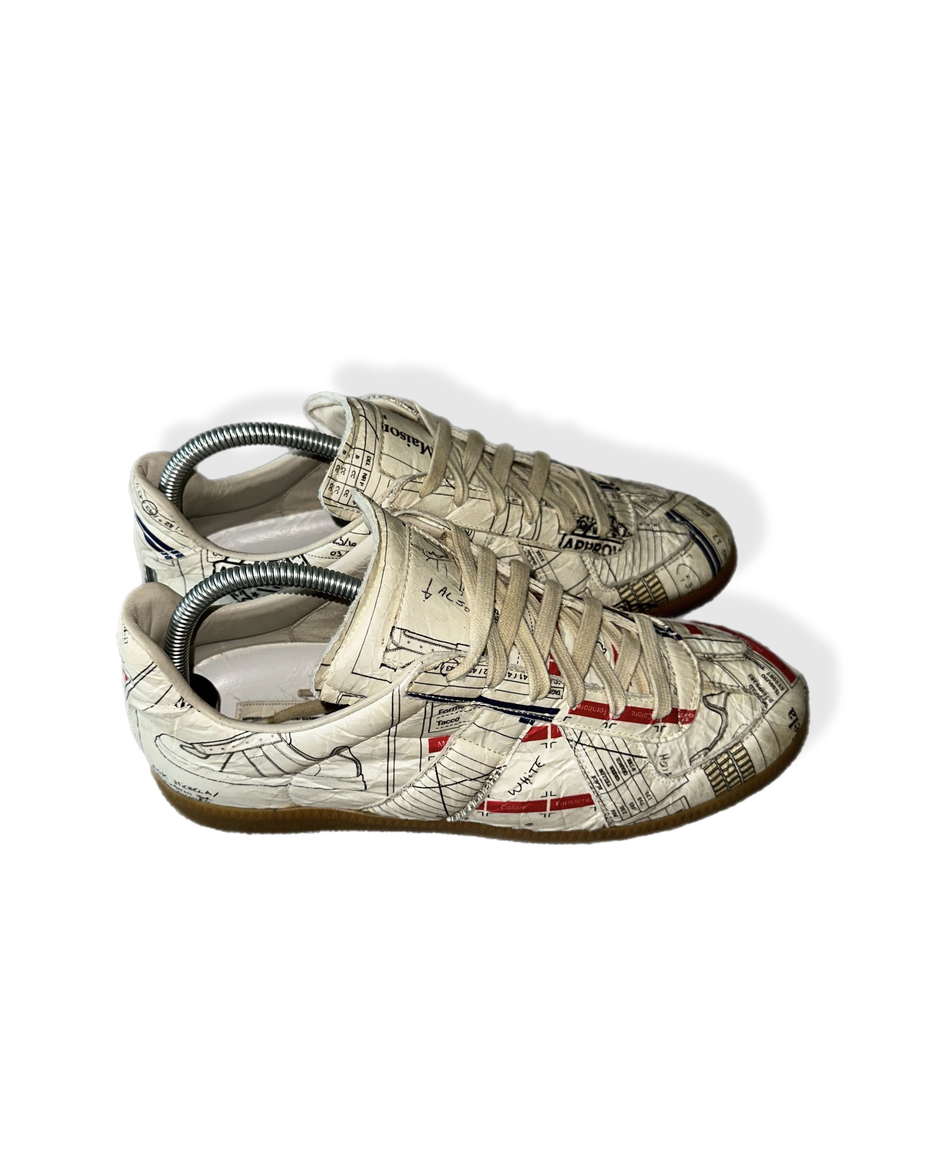 Maison Margiela Maison Margiela GAT “Paper / Collage Print” Rare Size US 8 / EU 41 - 3 Thumbnail