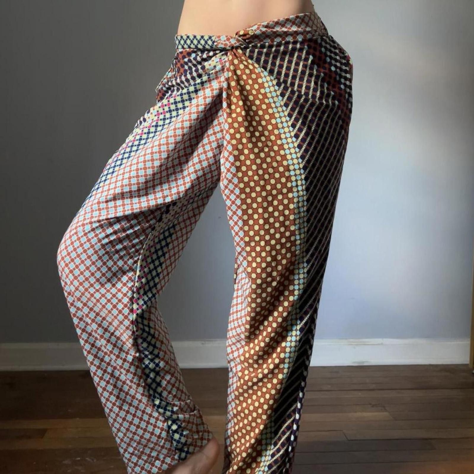 Other multi-coloured retro pants Size 28" / US 6 / IT 42 - 5 Thumbnail