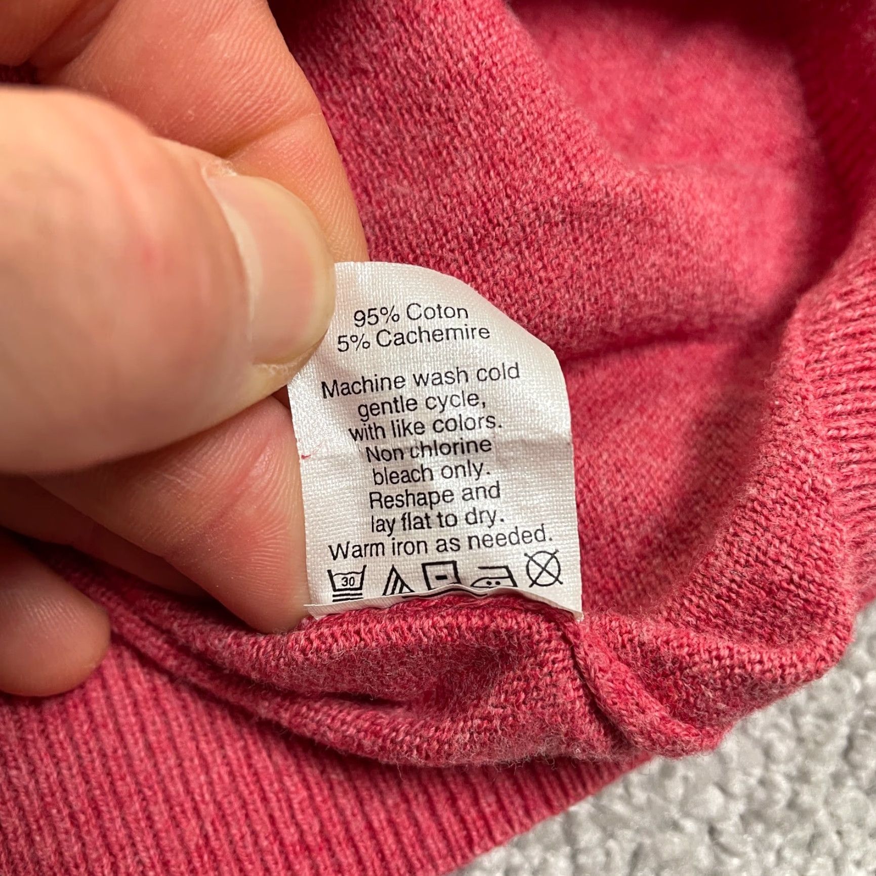 J.Crew J.Crew Men's Medium Red V-Neck Cashmere Cotton Pullover Sweater Lightweight Business Casual Size US M / EU 48-50 / 2 - 6 Thumbnail