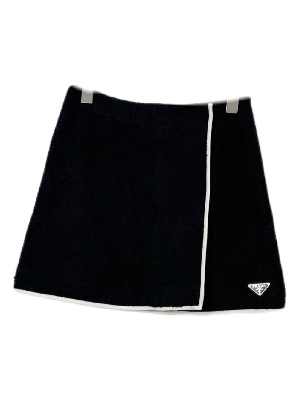 Prada Prada Logo Terry Cloth Mini Skirt Size 38 Size 26" / US 2 / IT 38 - 1 Thumbnail
