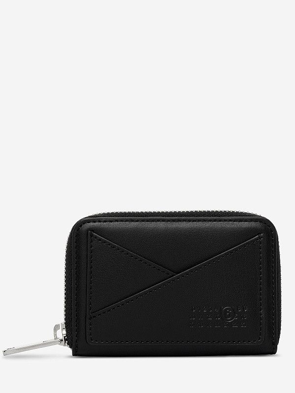 Maison Margiela o1mle0126 Size: OS / Unisex MM6 Numeric Logo Wallet in Black Size ONE SIZE - 1 Thumbnail