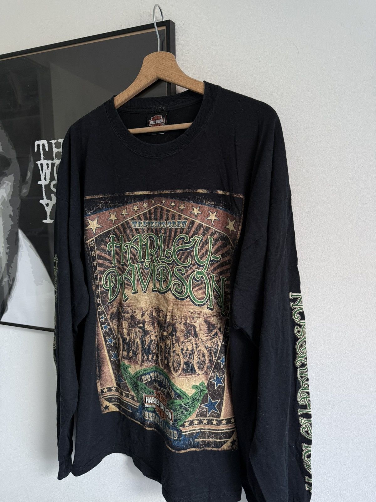 Harley Davidson Harley Davidson Wrecking Crew Vintage long sleeve Size US XXL / EU 58 / 5 - 3 Thumbnail