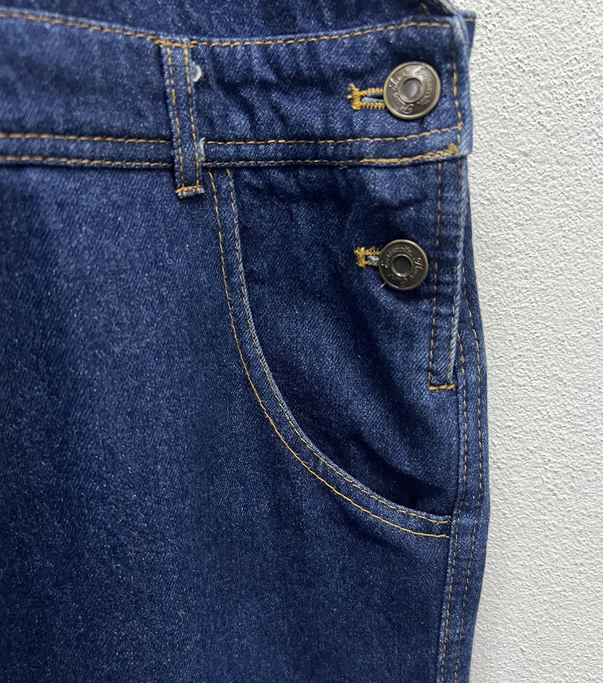 Japanese Brand VINTAGE EMSEXCITE FOR ALL WAYS YOU STYLE OVERALLS Size US 34 / EU 50 - 8 Thumbnail
