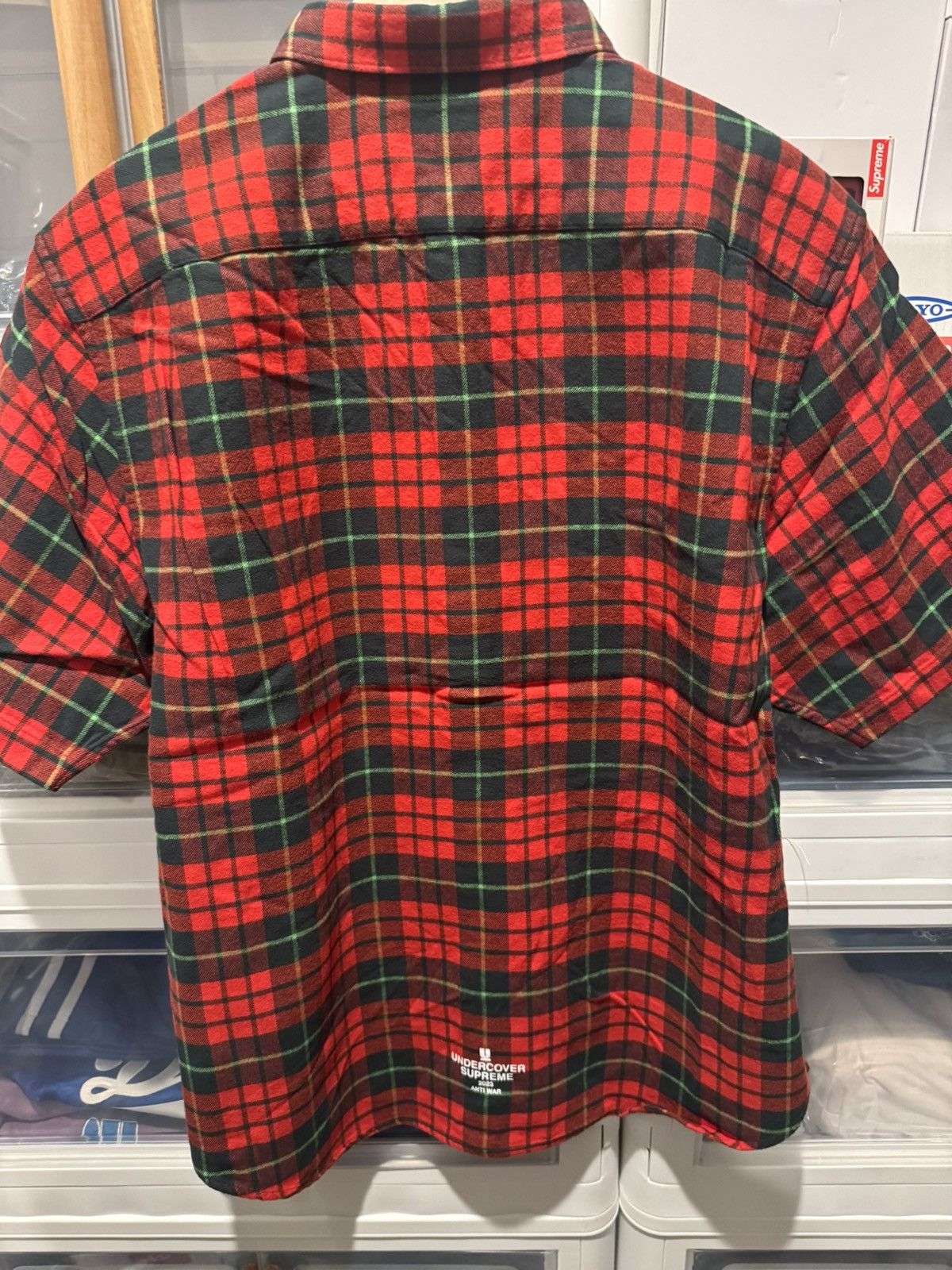 Supreme × Undercover Supreme UNDERCOVER Flannel Shirt Red Size US M / EU 48-50 / 2 - 2 Thumbnail
