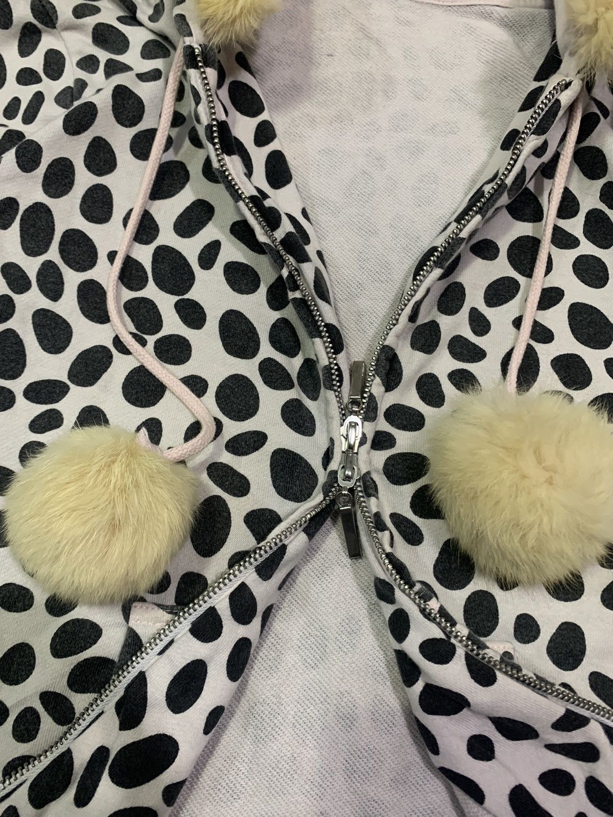 Japanese Brand 💸BINDINGOFFER💸Dosch Fur Hoodie Polkadot Japanese lgb ifsix Size US M / EU 48-50 / 2 - 5 Thumbnail