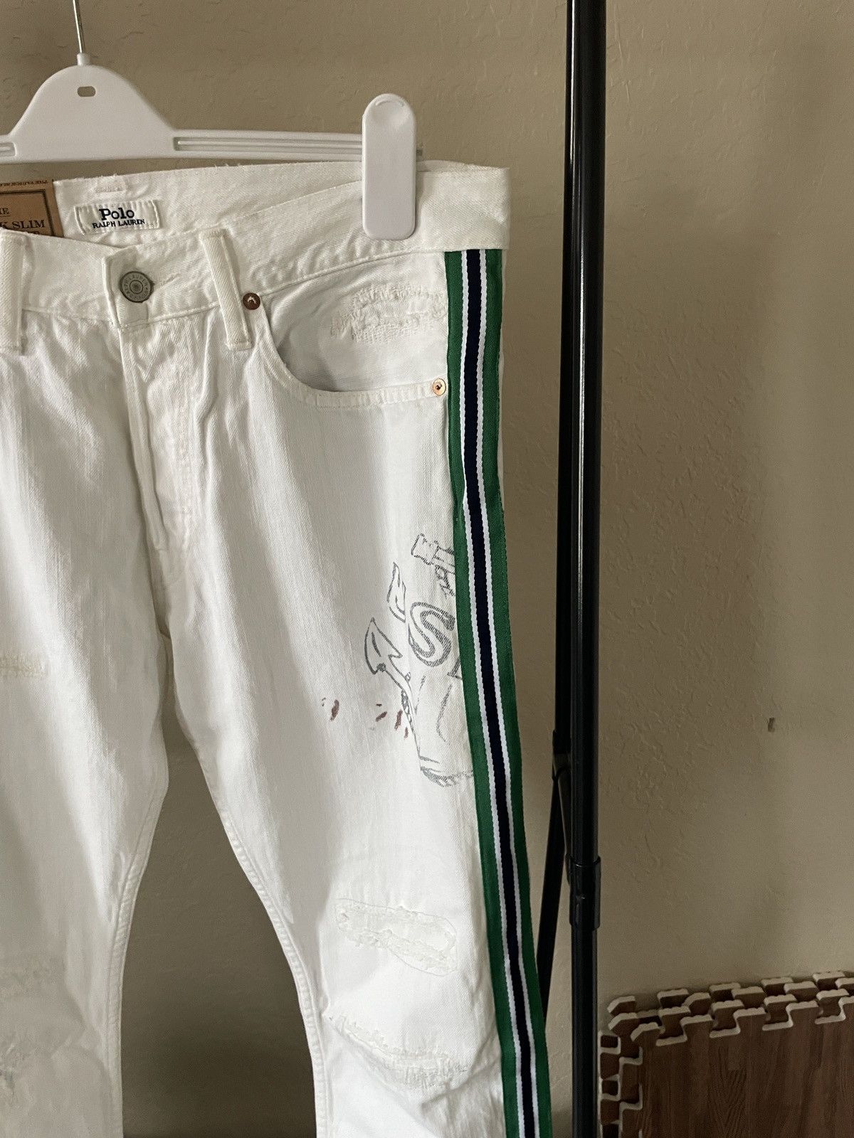 Polo Ralph Lauren NewPort The Varick Slim straight leg nwt 248.00 Size US 33 - 3 Thumbnail
