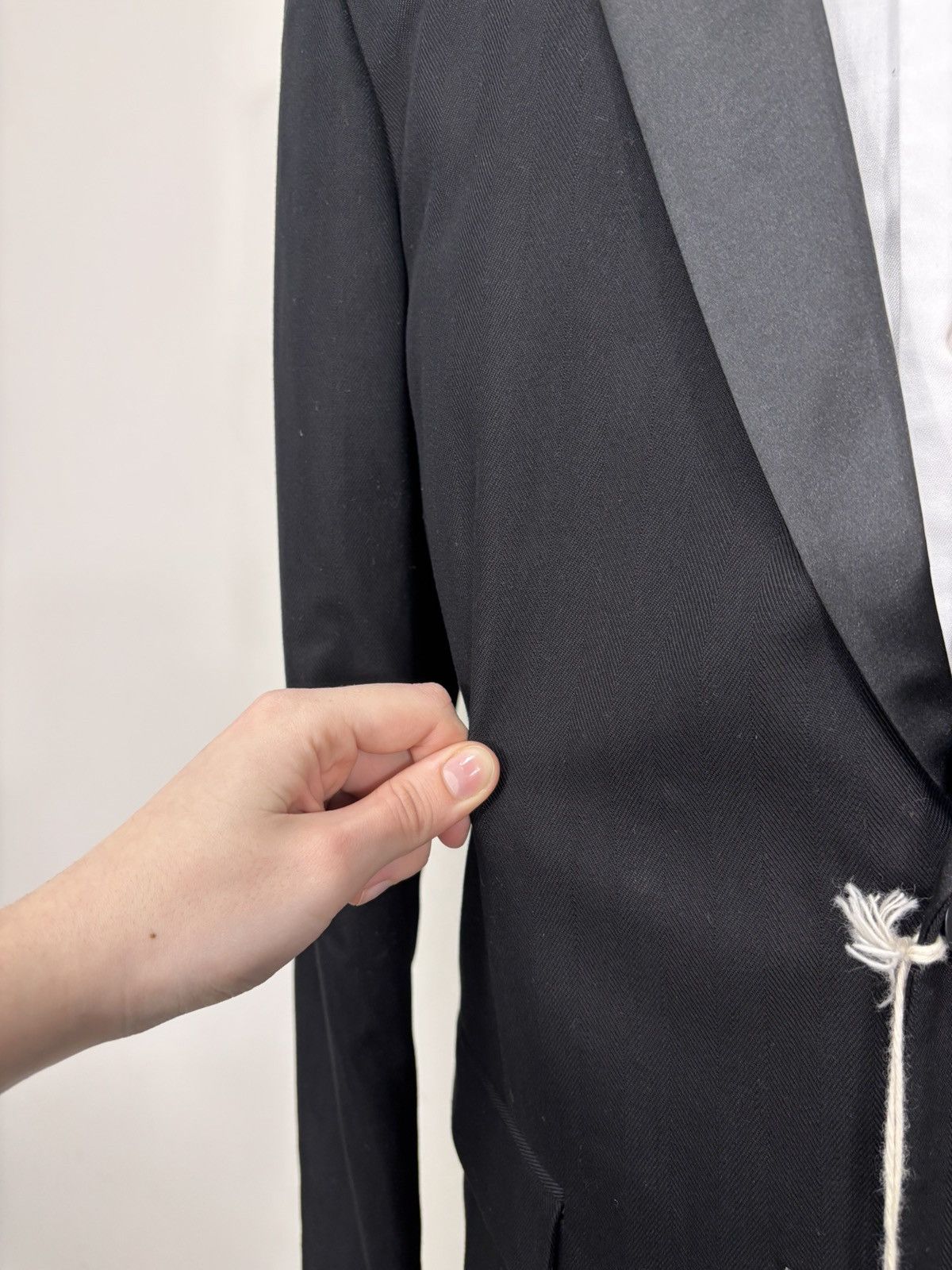 Diesel Diesel Carin-D NWT Men’s Cotton Black Dinner Jacket Tuxedo Size 40R - 6 Thumbnail