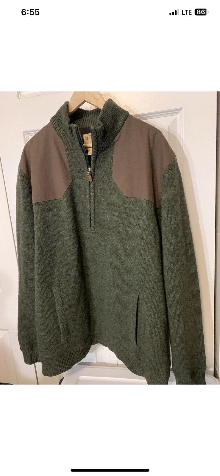 Redhead Red head brand co mens sz 2XL 1/2 zip jacket sweater Size US XXL / EU 58 / 5 - 3 Thumbnail