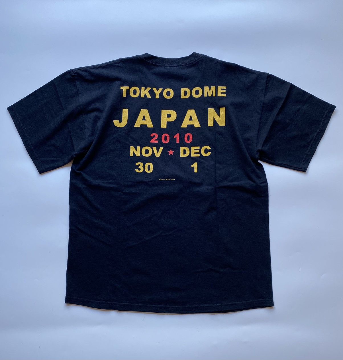 Band Tees BON JOVI TOKYO DOME JAPAN 2010 Size US L / EU 52-54 / 3 - 2 Thumbnail