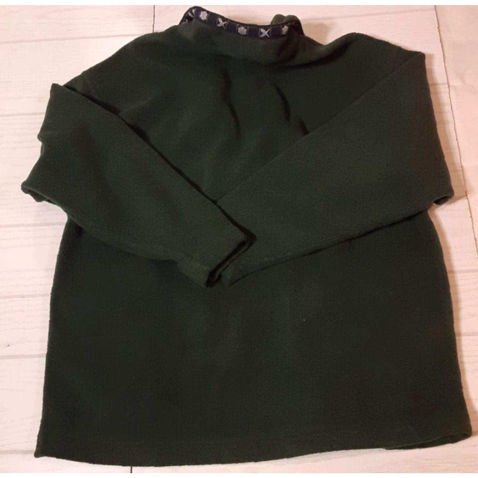 Eastern Mountain Sports VINTAGE Eastern Mountain Sports Sweatshirt 1/4 Zip Green Fleece Large Unisex Adults Winter Snowshoe Theme Size US L / EU 52-54 / 3 - 7 Thumbnail