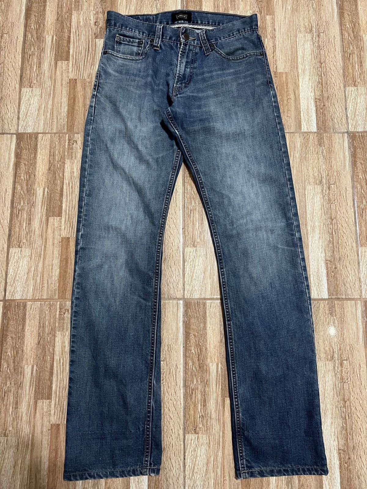 Levi's Levi’s 514 Slim Straight Plaid Lining Black Patch Size US 30 / EU 46 - 3 Thumbnail
