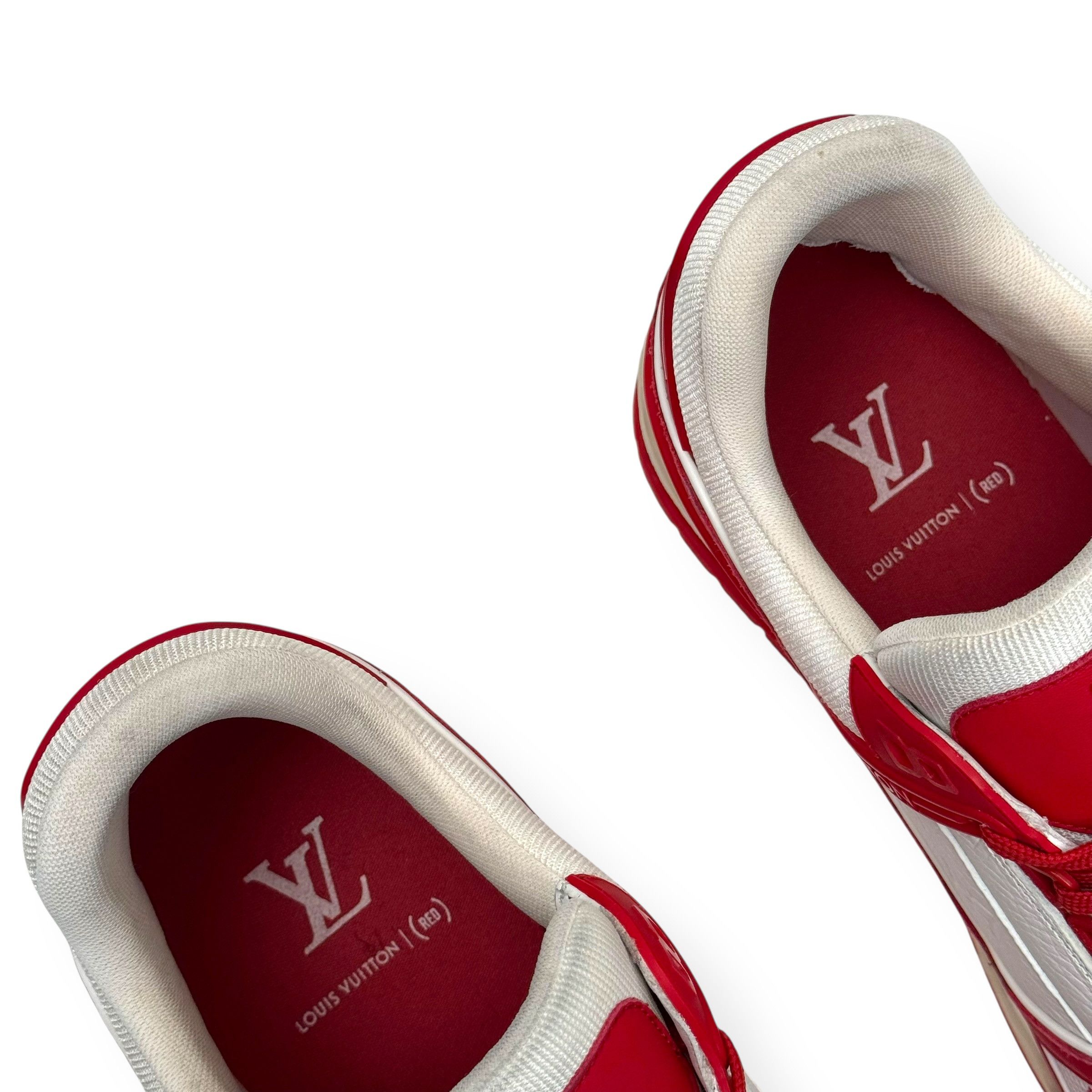 Louis Vuitton LOUIS VUITTON LV TRAINER RED UK8 Size US 9 / EU 42 - 10 Thumbnail