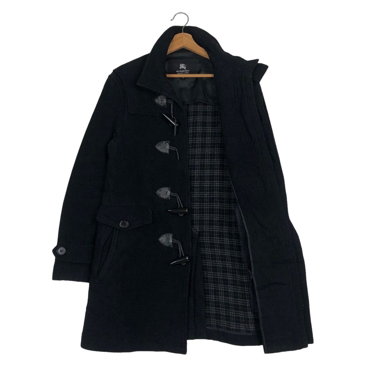 Burberry 🔥Vintage Wool Long Jacket Duffle Burberry Nova Check Size US M / EU 48-50 / 2 - 11 Thumbnail