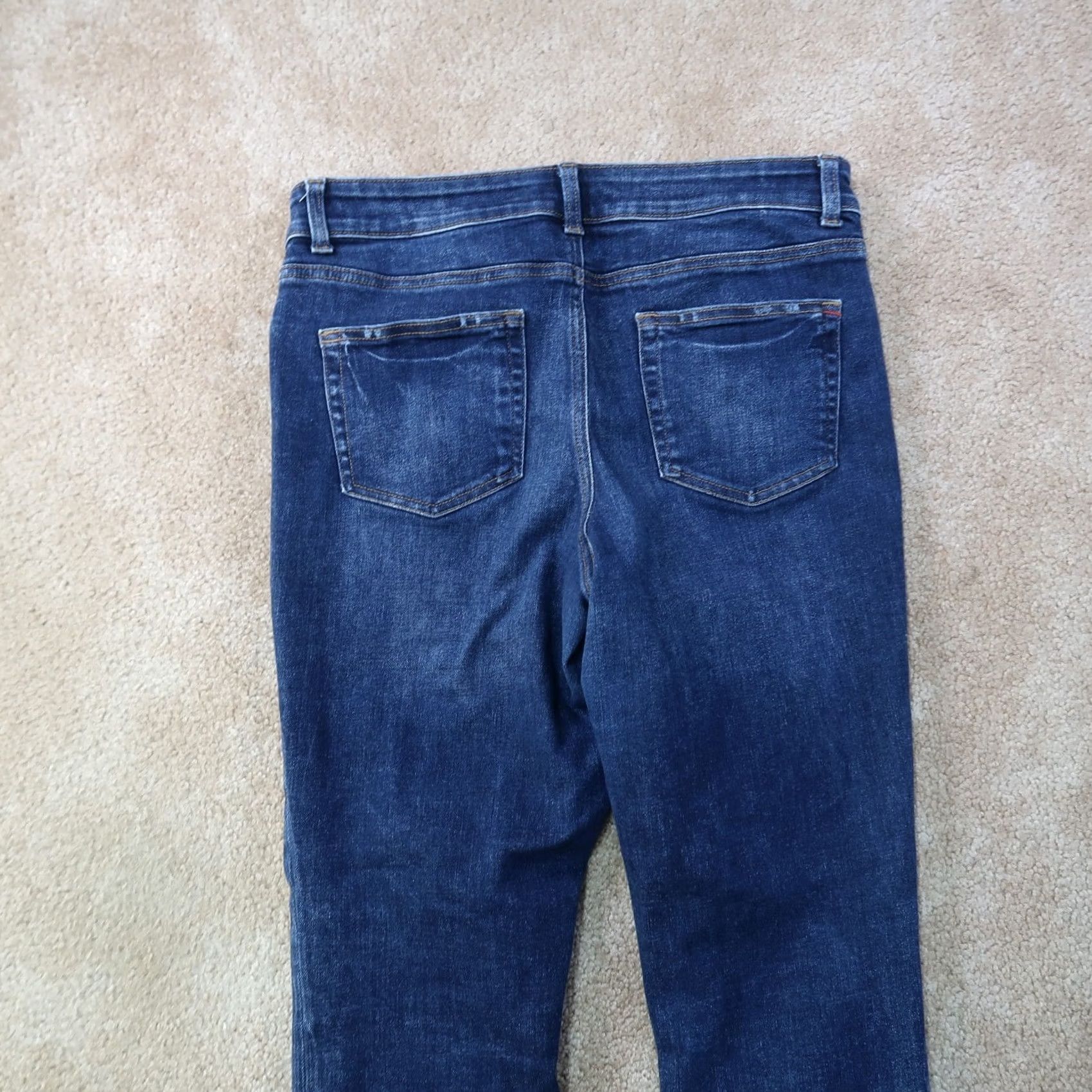Vintage Edgely High Rise Skinny Jeans Blue Denim Women's 12 Stretch 5-Pocket Denim Inseam 29in Regular Rise High Rise Size 34" / US 12 / IT 48 - 5 Thumbnail