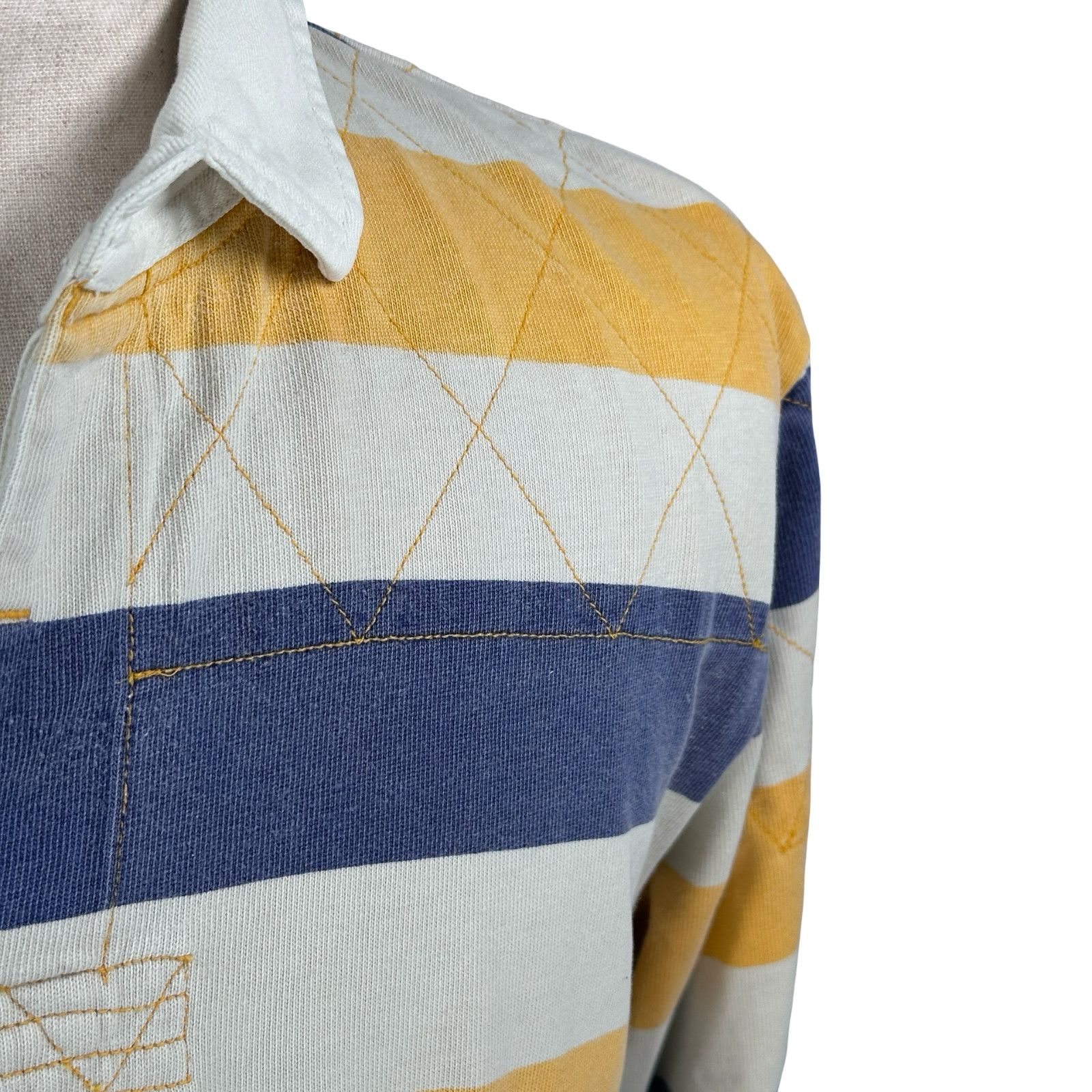 J.Crew J.Crew Rugby Shirt Men’s Medium Multicolor Striped Cotton Size US M / EU 48-50 / 2 - 3 Thumbnail