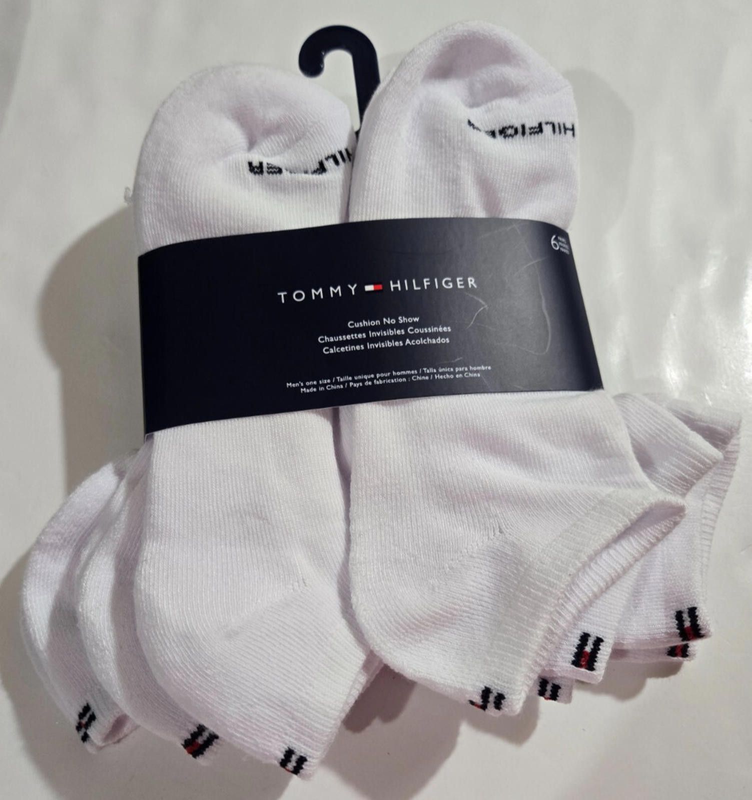 Tommy Hilfiger Men's Tommy Hilfiger Mens Cushion No Show Socks 6 pack NWT Size ONE SIZE - 1 Thumbnail